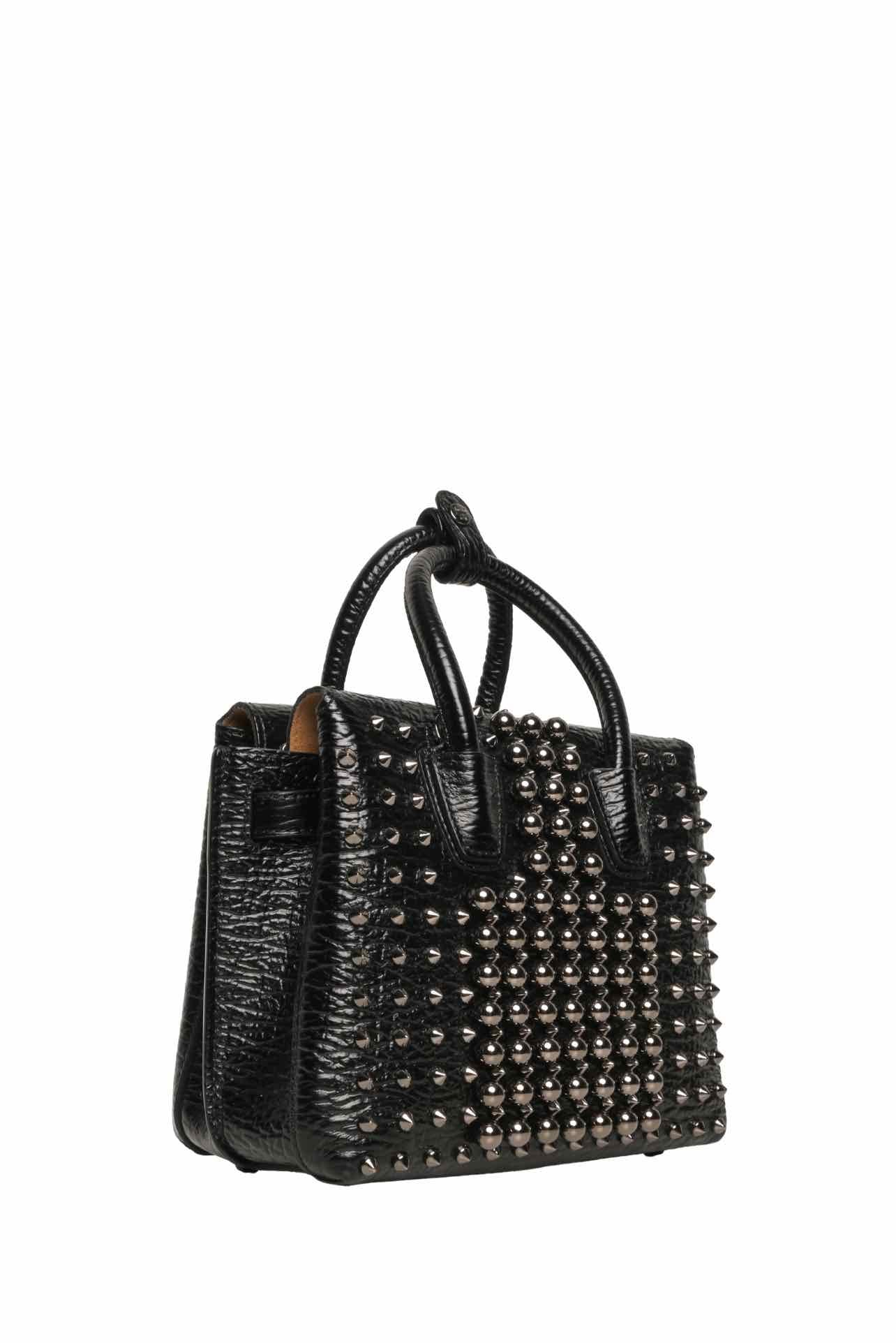 MCM Milla Spike & Faux Pearl Studded Mini Tote - Image 2