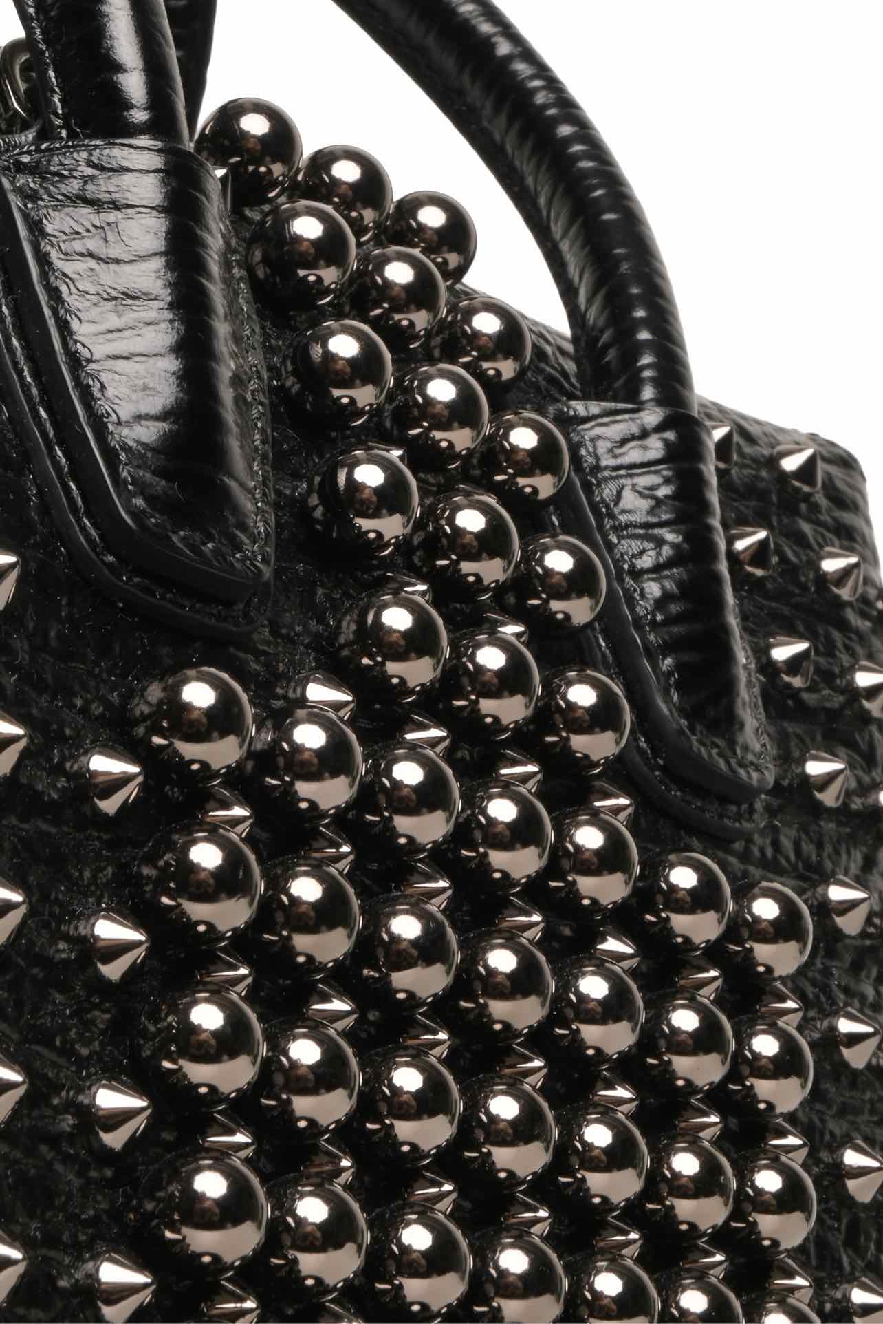 MCM Milla Spike & Faux Pearl Studded Mini Tote - Image 3