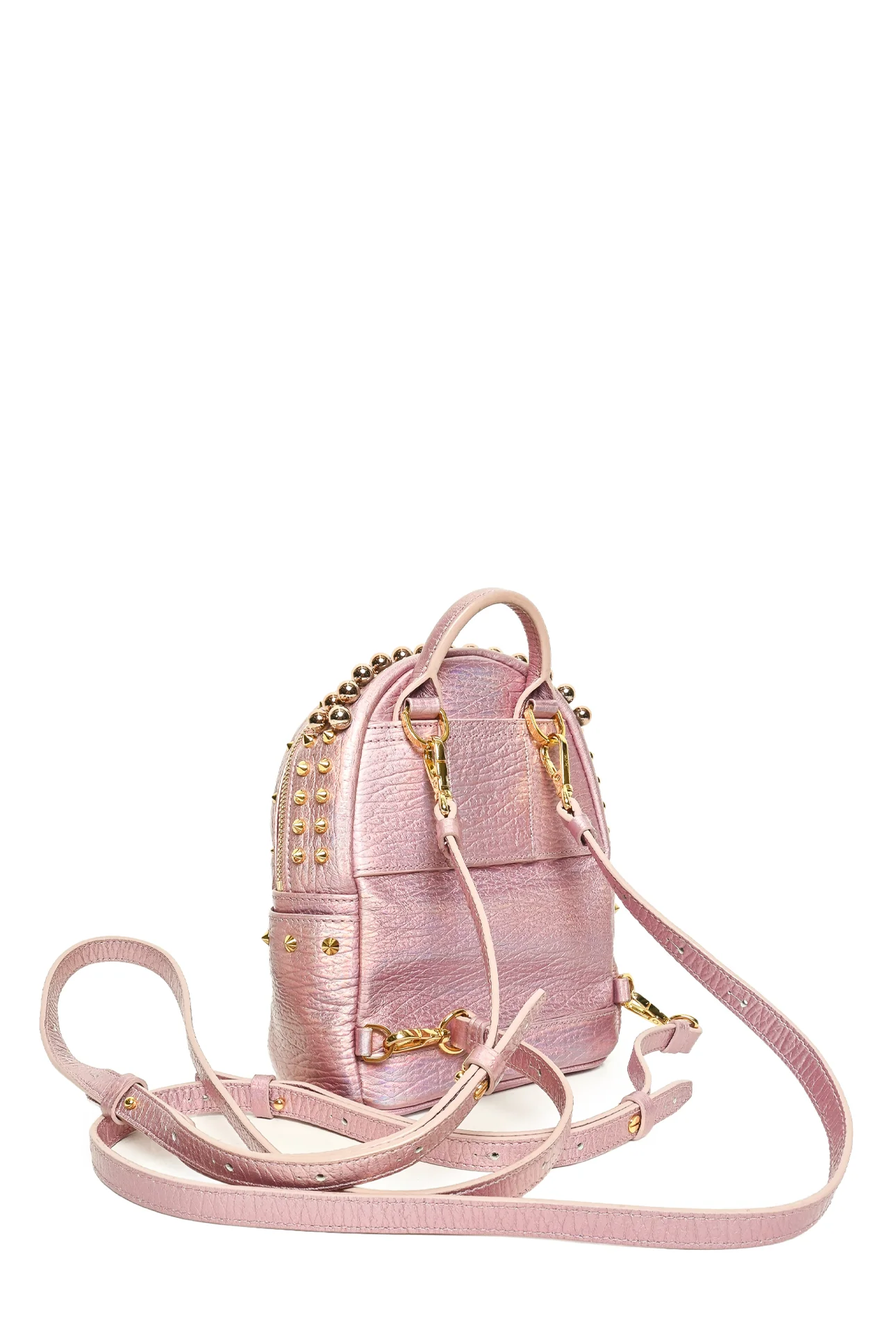 MCM Stark Bebe Boo Studded X-Mini Backpack - Image 5