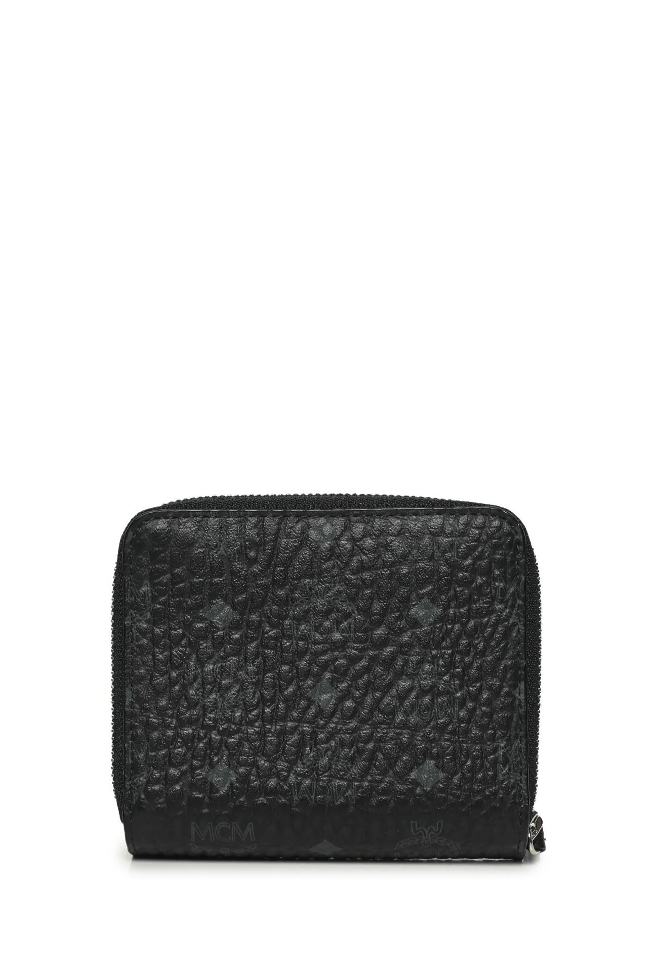 MCM Visetos Coated Canvas & Nappa Leather Compact Wallet - Image 2