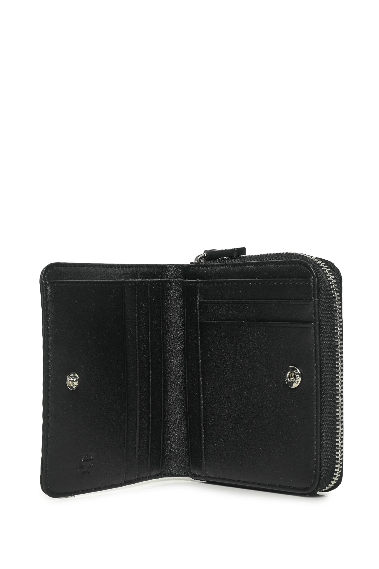 MCM Visetos Coated Canvas & Nappa Leather Compact Wallet - Image 5