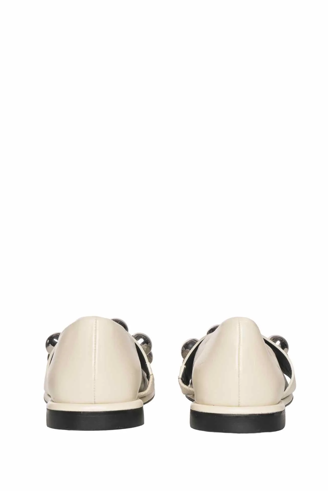 ME+EM Size 38 Oversized Stud Ballerina Flats - Image 5