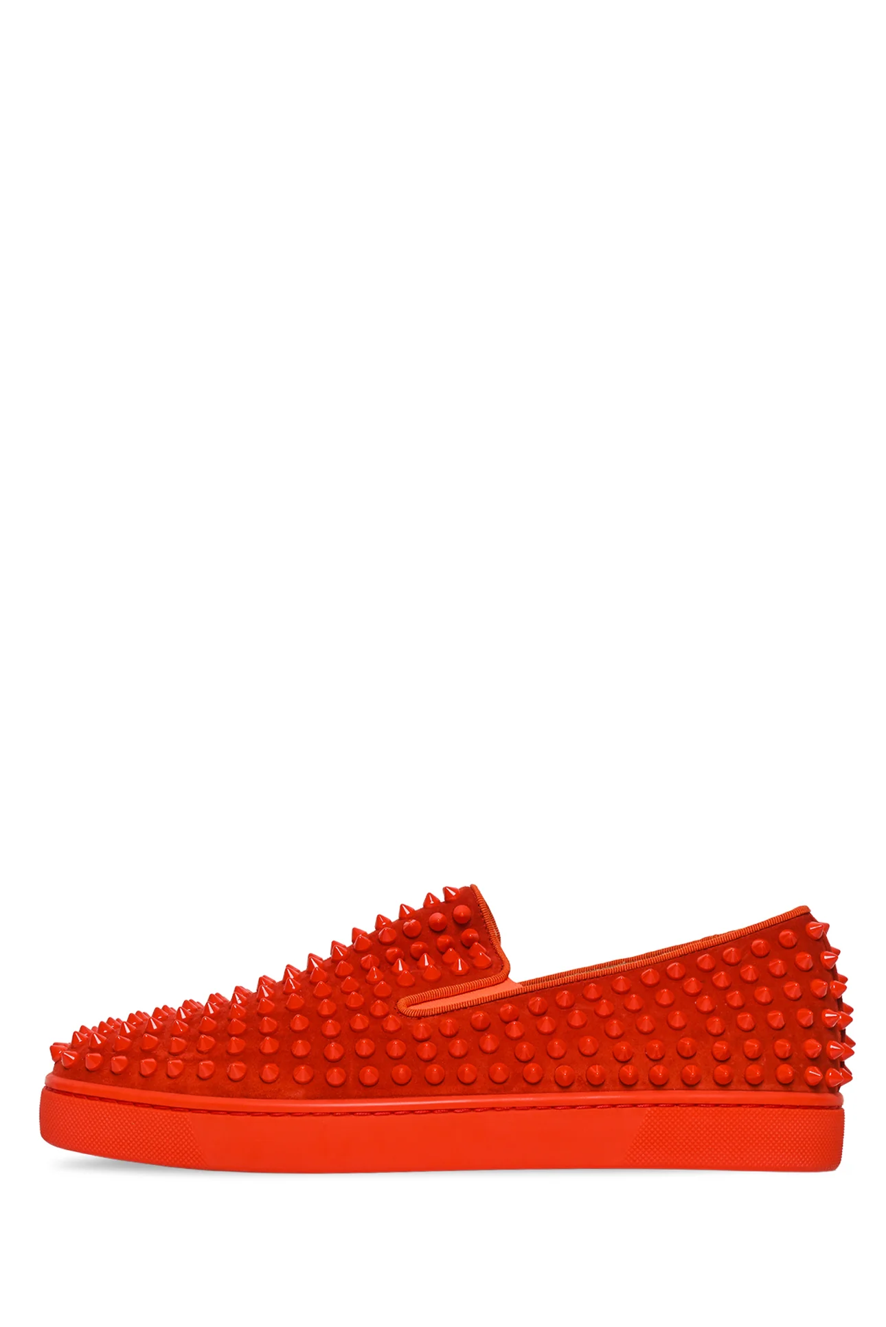 Mens Shoe Size 40.5 Christian Louboutin Men's Roller Boat Spikes Sneakers - Image 3