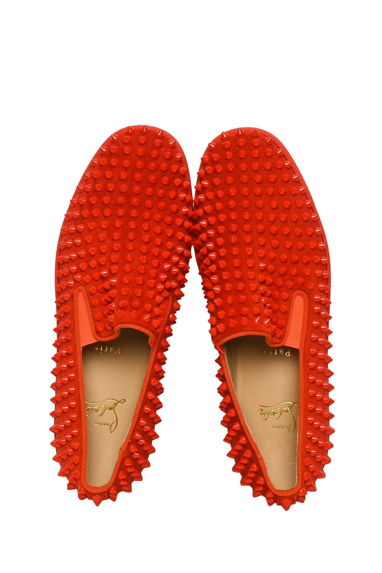 Mens Shoe Size 40.5 Christian Louboutin Men's Roller Boat Spikes Sneakers - Image 6