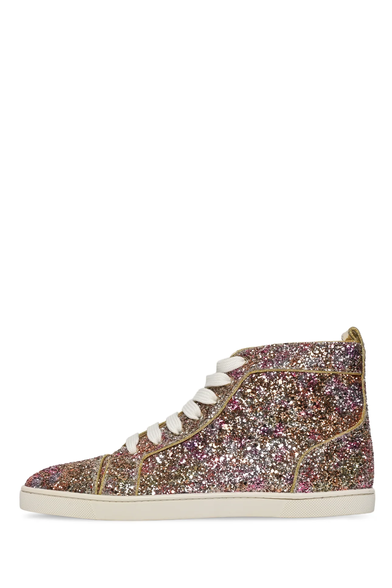 Mens Shoe Size 41.5 Christian Louboutin Men's Bip Bip Glitter Flat Sneakers - Image 3