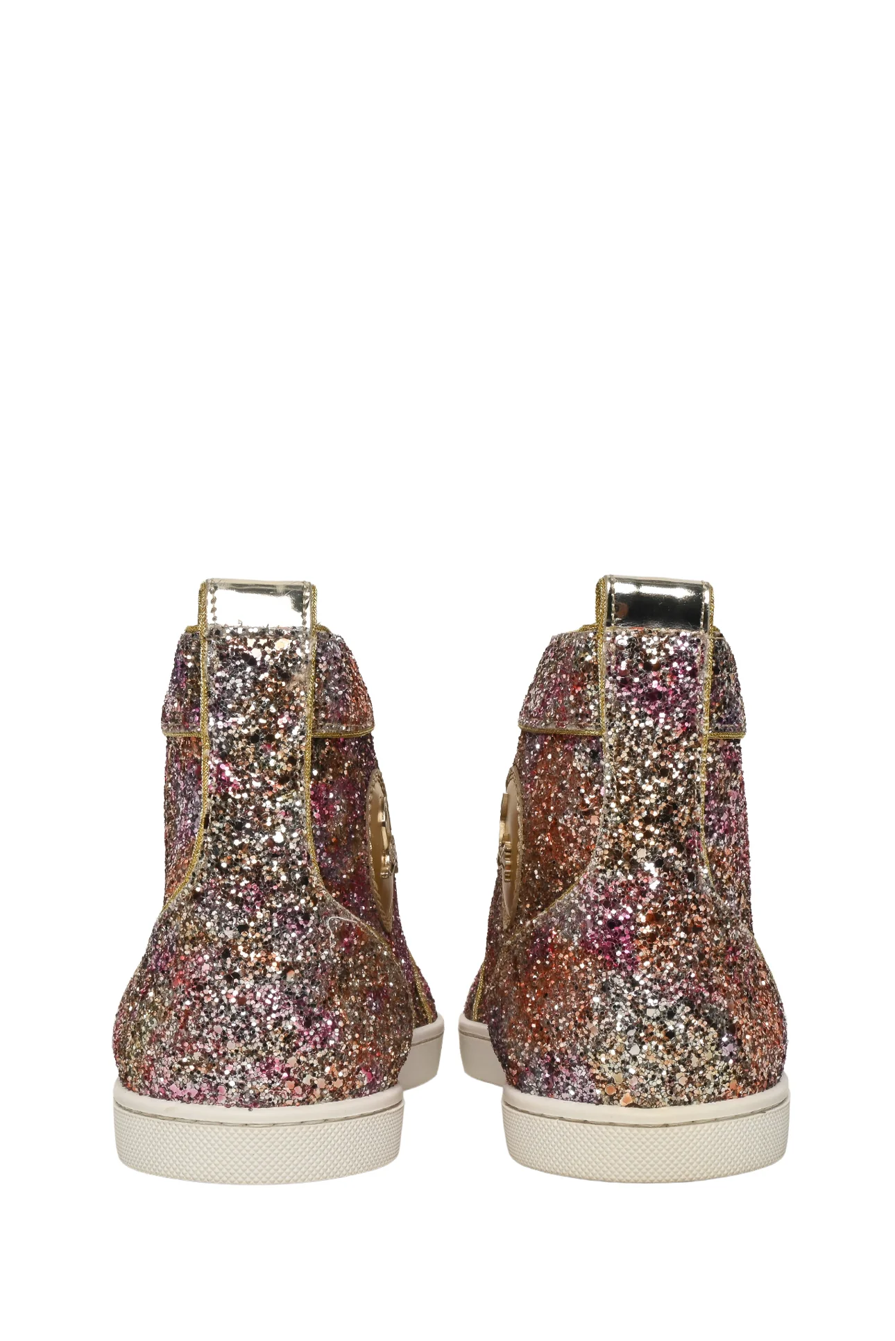Mens Shoe Size 41.5 Christian Louboutin Men's Bip Bip Glitter Flat Sneakers - Image 4