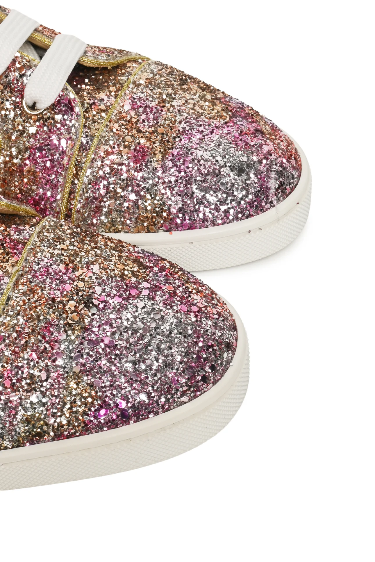 Mens Shoe Size 41.5 Christian Louboutin Men's Bip Bip Glitter Flat Sneakers - Image 5