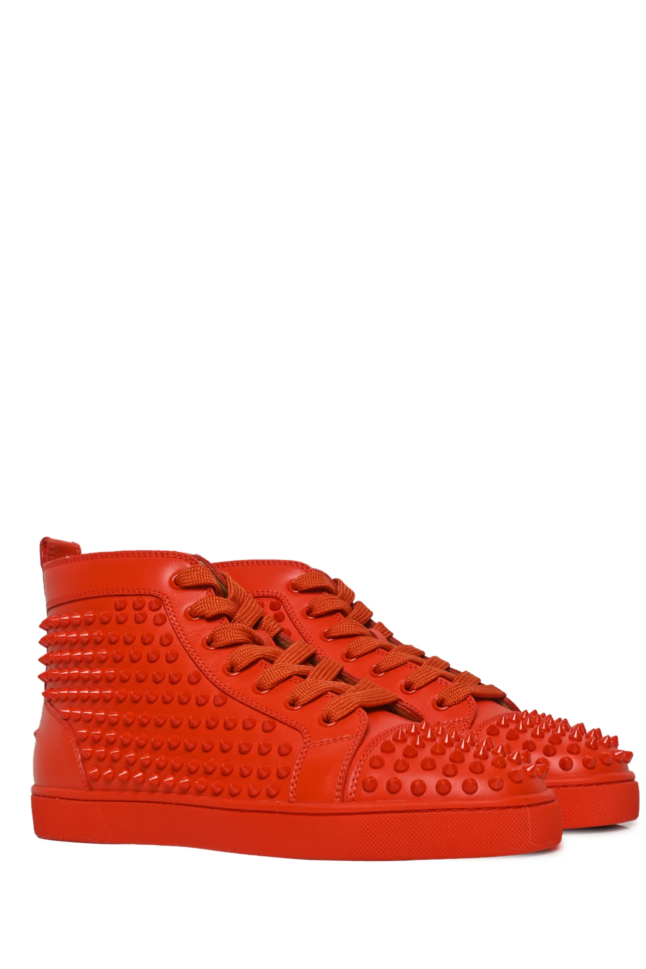 Mens Shoe Size 41.5 Christian Louboutin Men's Louis Spikes Sneakers - Image 2