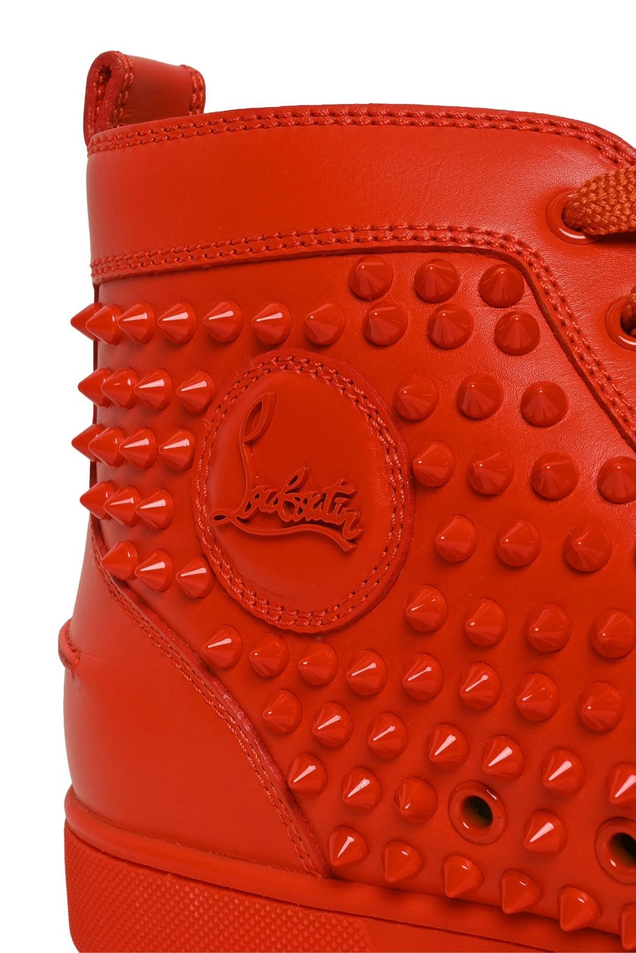 Mens Shoe Size 41.5 Christian Louboutin Men's Louis Spikes Sneakers - Image 5