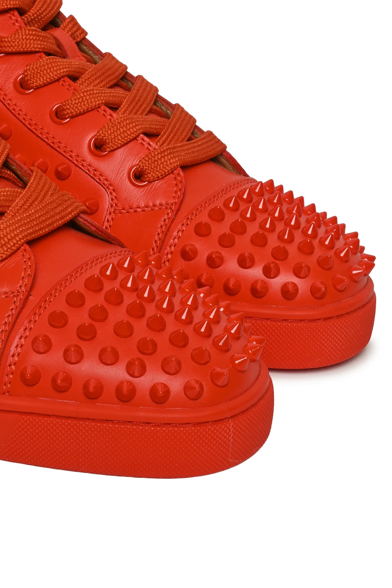 Mens Shoe Size 41.5 Christian Louboutin Men's Louis Spikes Sneakers - Image 6