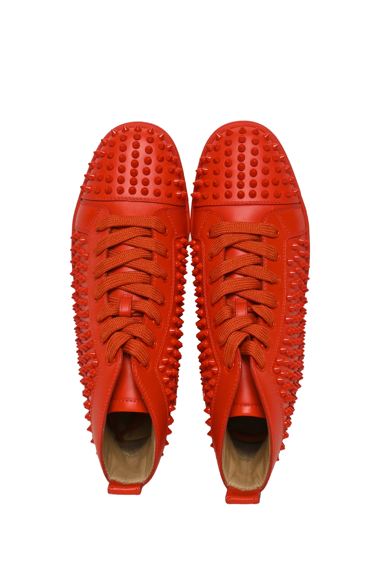 Mens Shoe Size 41.5 Christian Louboutin Men's Louis Spikes Sneakers - Image 7