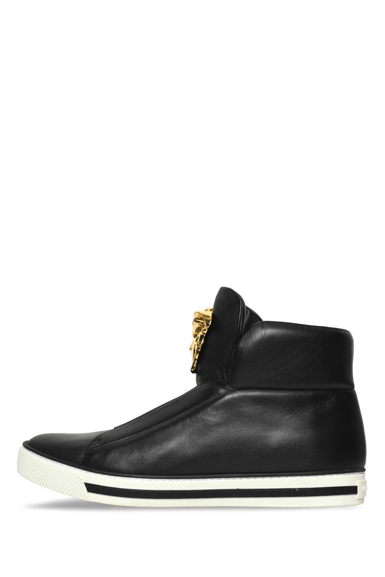 Mens Shoe Size 41.5 Versace Men's Medusa Palazzo Slip-On High Top Sneakers - Image 3