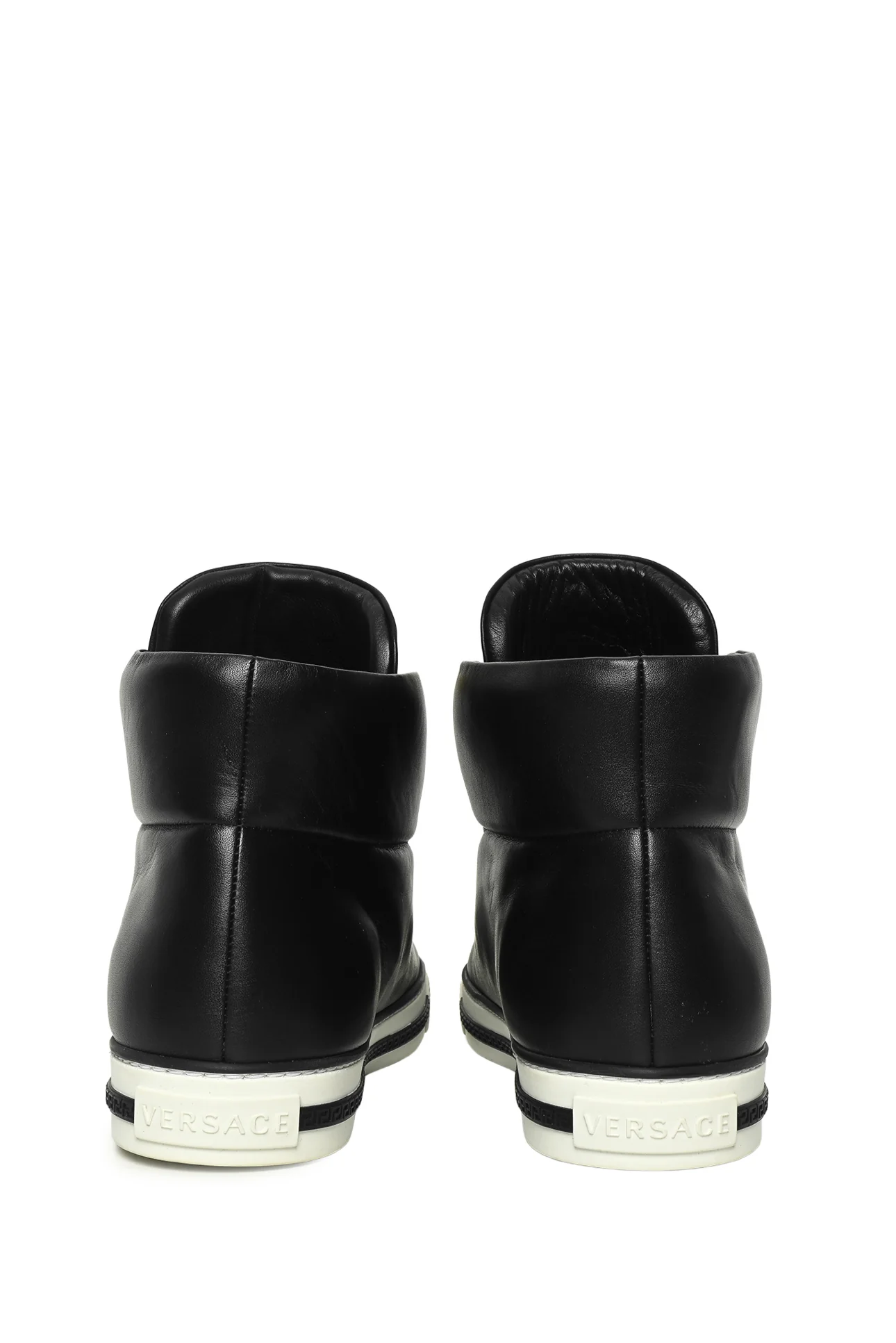 Mens Shoe Size 41.5 Versace Men's Medusa Palazzo Slip-On High Top Sneakers - Image 4