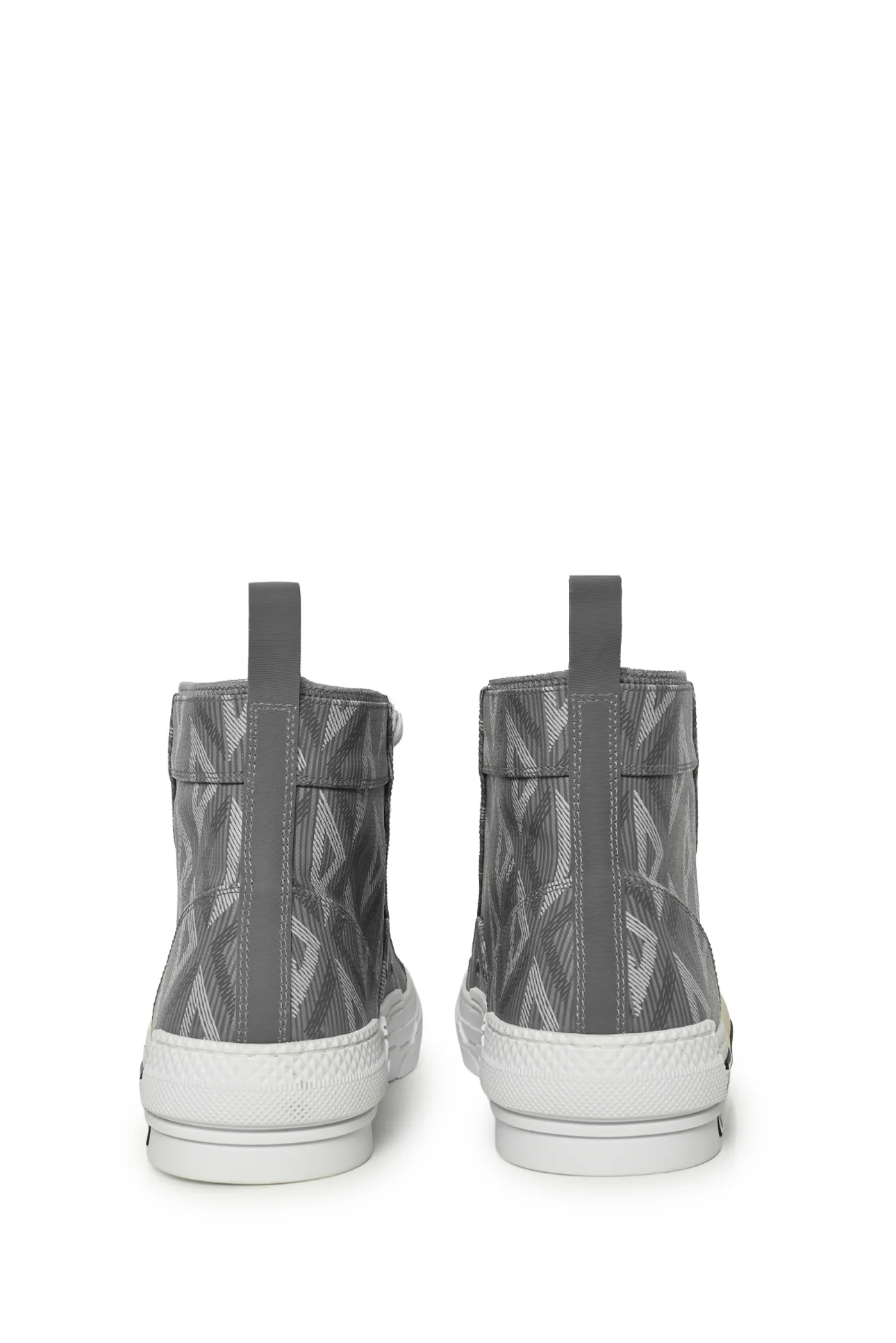 Mens Shoe Size 41 Christian Dior Men's B23 High Top CD Diamond Canvas Sneakers - Image 4
