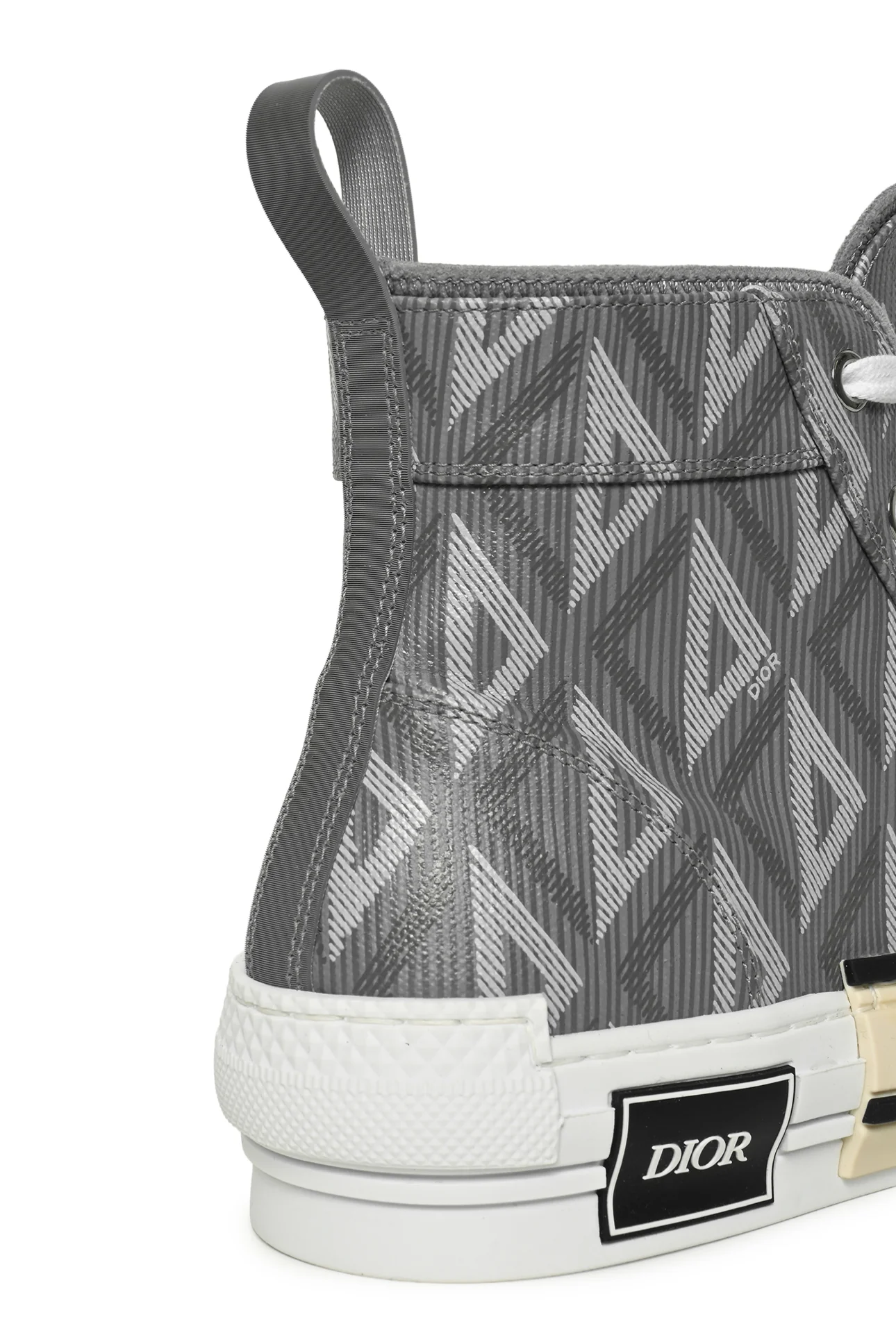 Mens Shoe Size 41 Christian Dior Men's B23 High Top CD Diamond Canvas Sneakers - Image 6