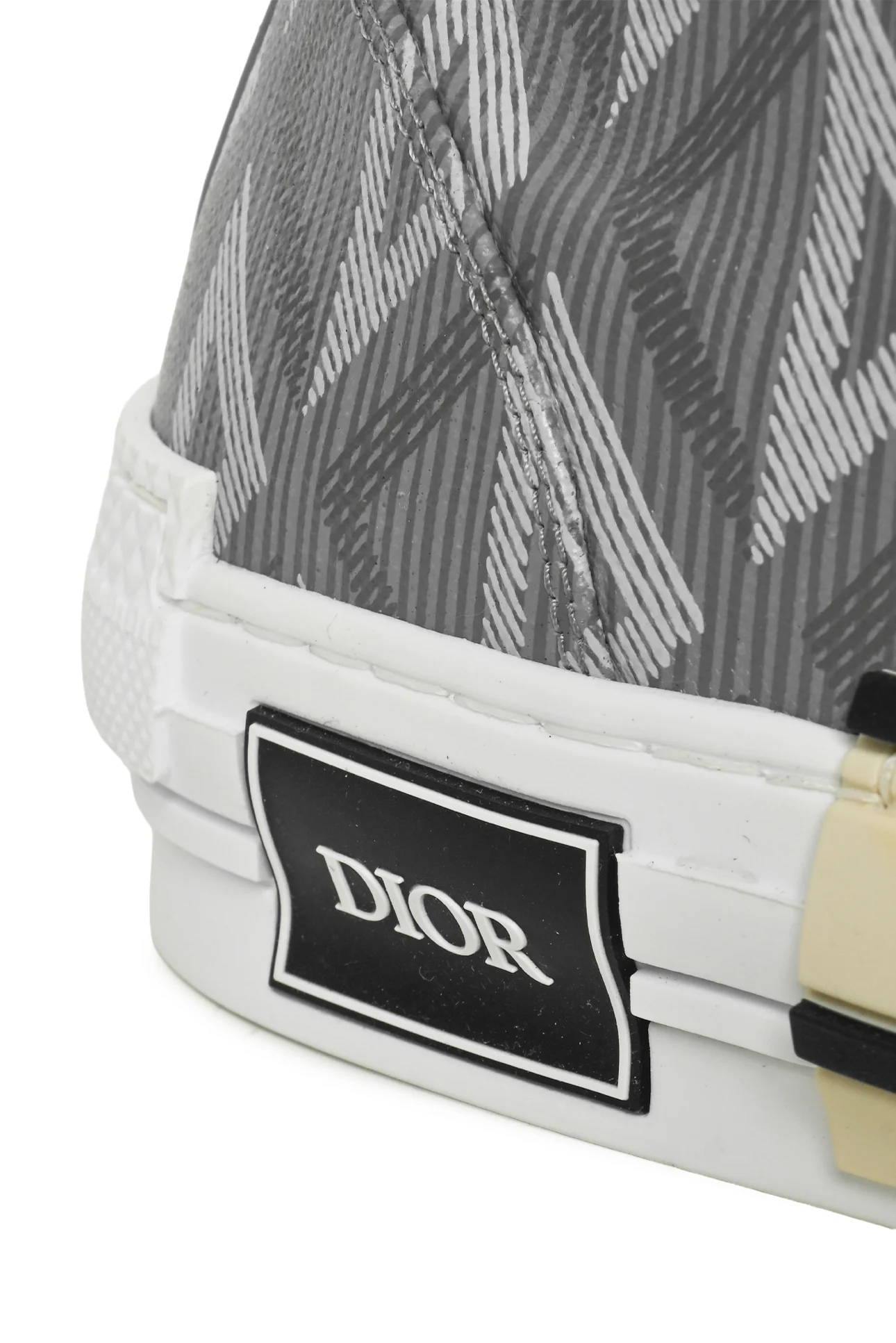 Mens Shoe Size 41 Christian Dior Men's B23 High Top CD Diamond Canvas Sneakers - Image 7