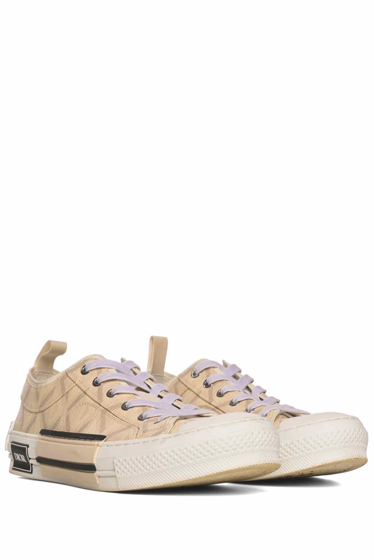 Mens Shoe Size 41 Christian Dior Men's B23 Low Top CD Diamond Canvas Sneakers - Image 2