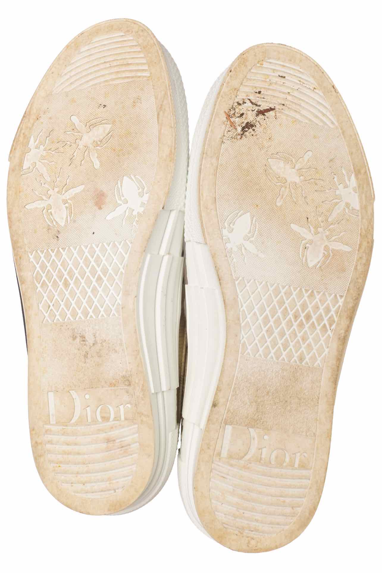 Mens Shoe Size 41 Christian Dior Men's B23 Low Top CD Diamond Canvas Sneakers - Image 5