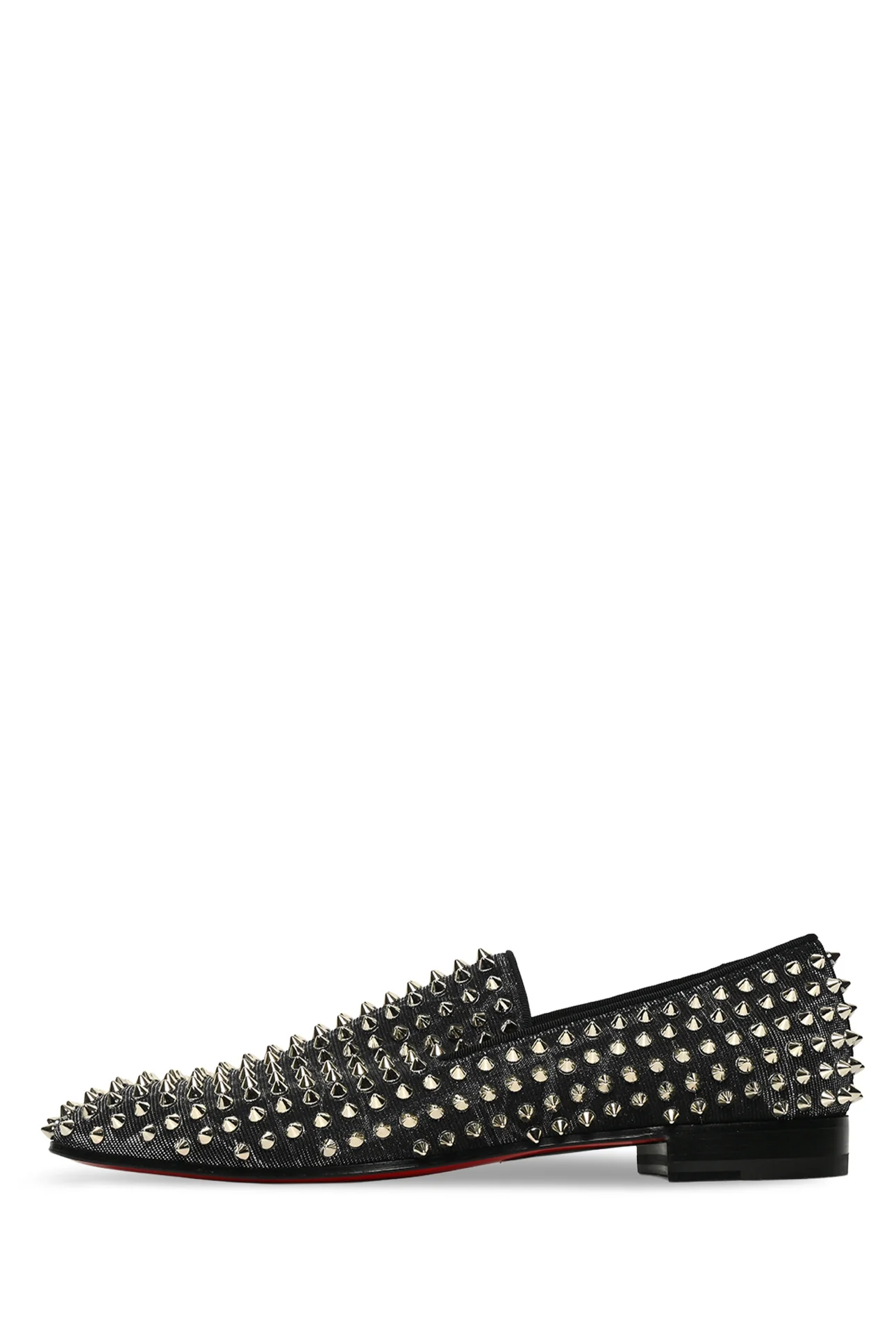 Mens Shoe Size 41 Christian Louboutin Men's Dandelion Spikes Loafers - Image 3
