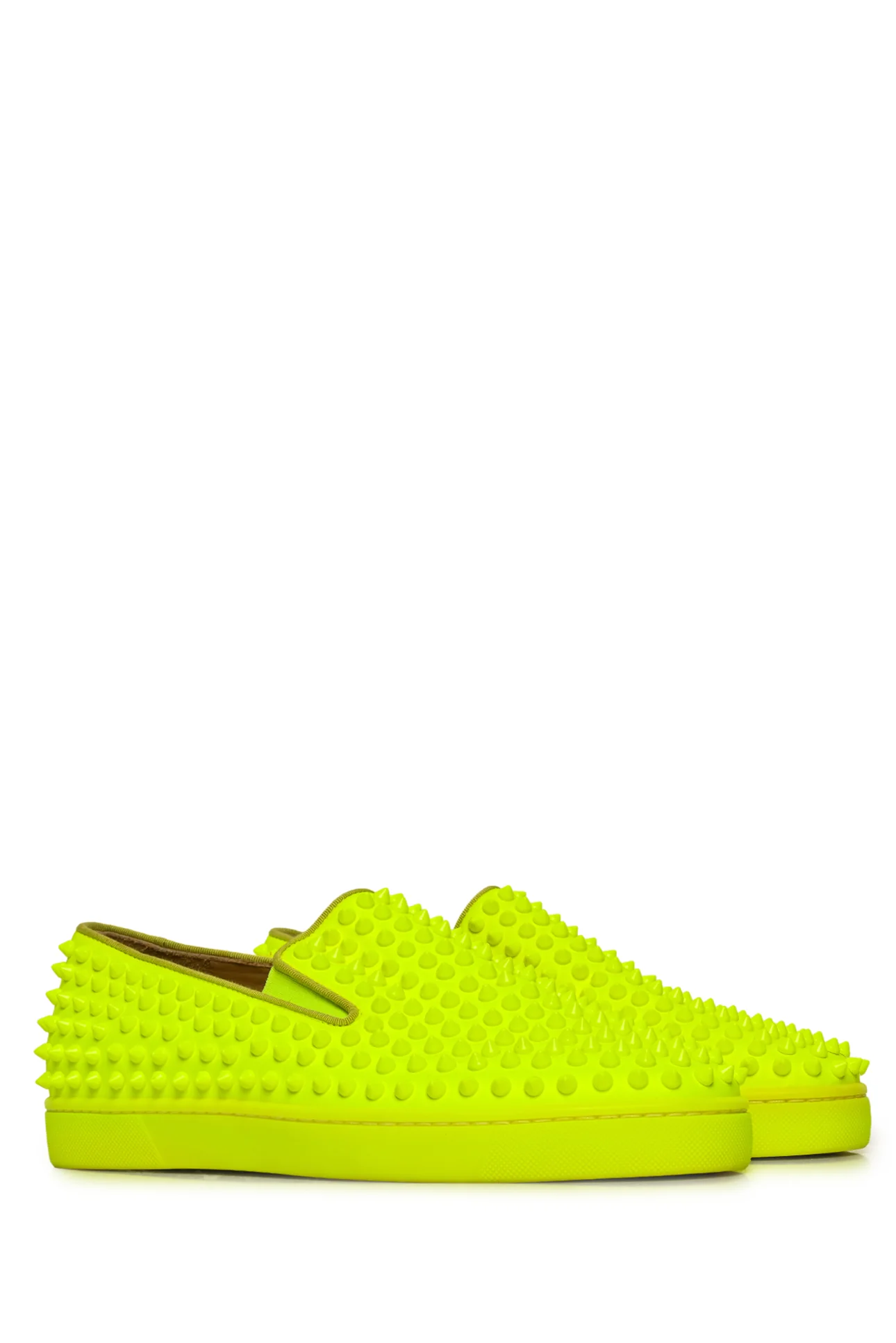 Mens Shoe Size 41 Christian Louboutin Men's Roller Boat Spikes Sneakers - Image 2