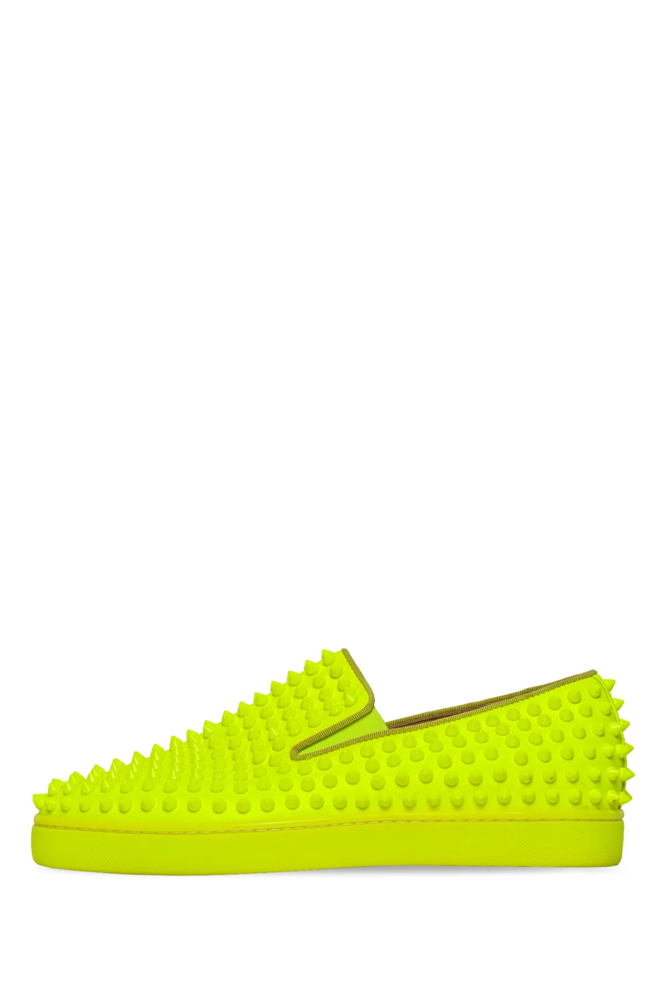 Mens Shoe Size 41 Christian Louboutin Men's Roller Boat Spikes Sneakers - Image 3