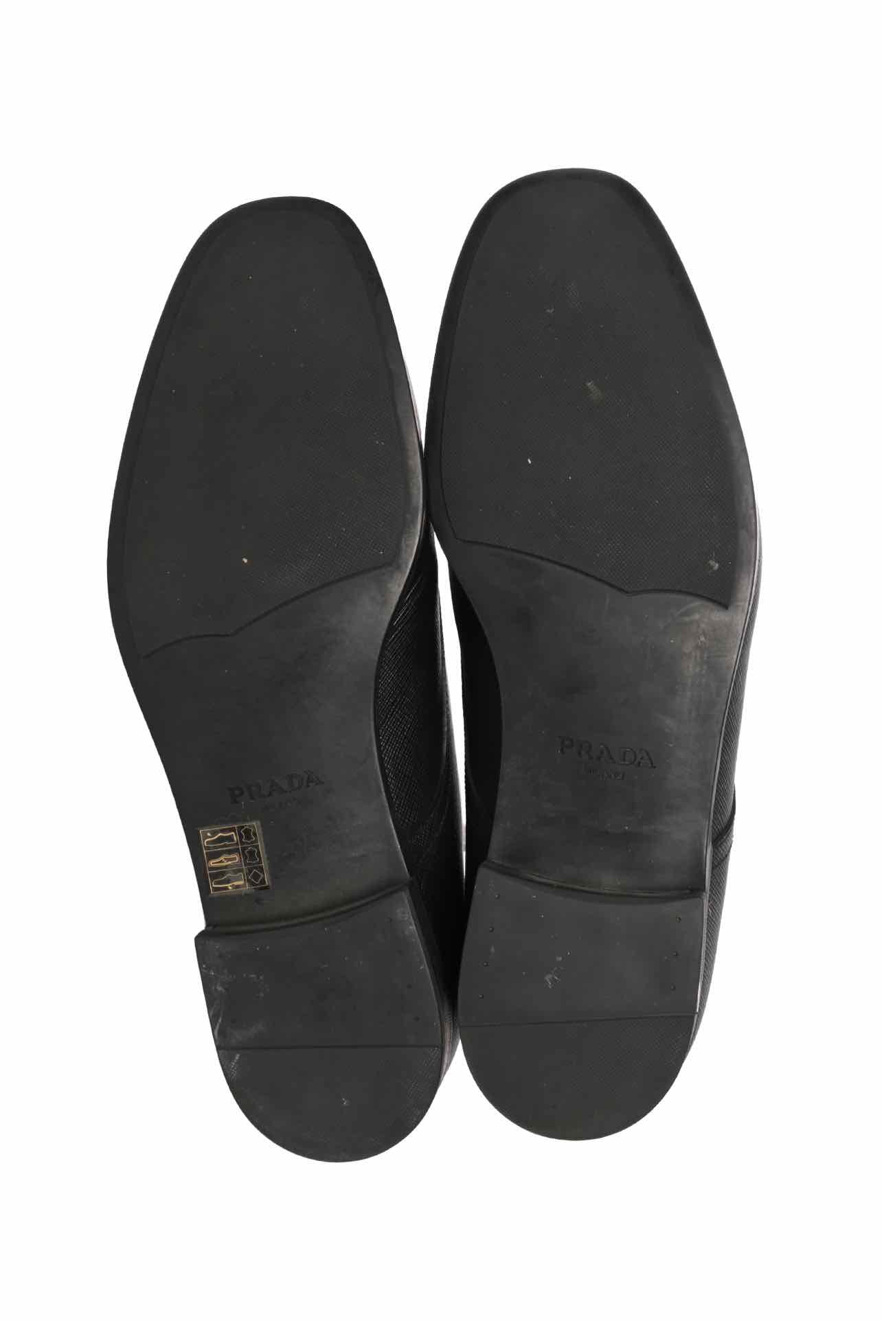 Mens Shoe Size 6 Prada Men's Saffiano Leather Lace-Up Oxford Shoes - Image 7