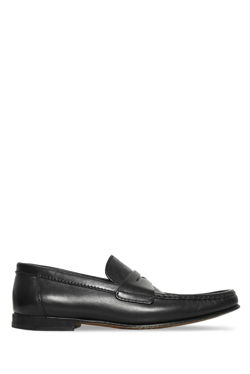 Mens Shoe Size 7.5 Louis Vuitton Men's Damier Infini Leather Loafer Shoes