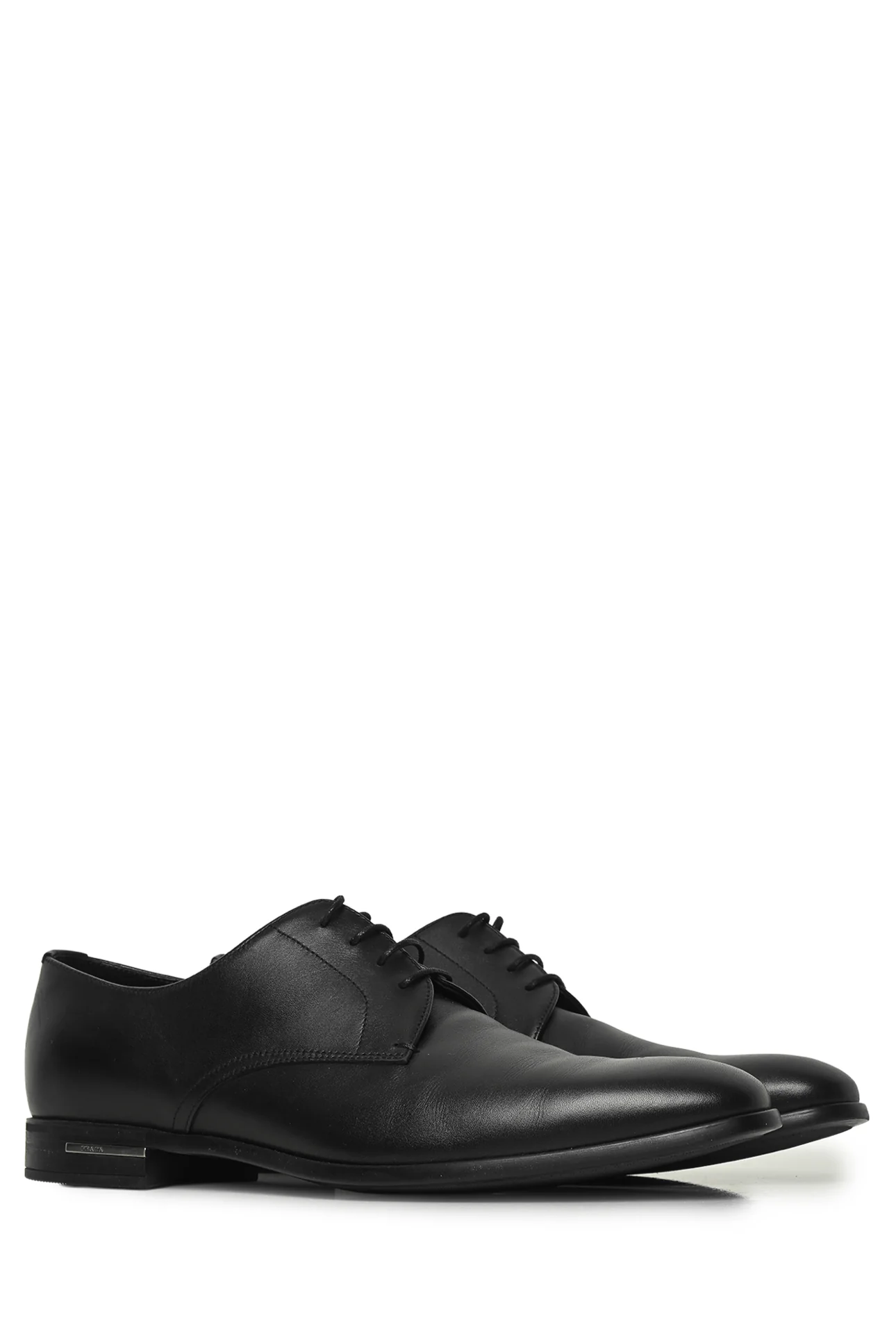 Mens Shoe Size 7.5 Prada Men's Calf Leather Lace-Up Oxford Shoes - Image 2