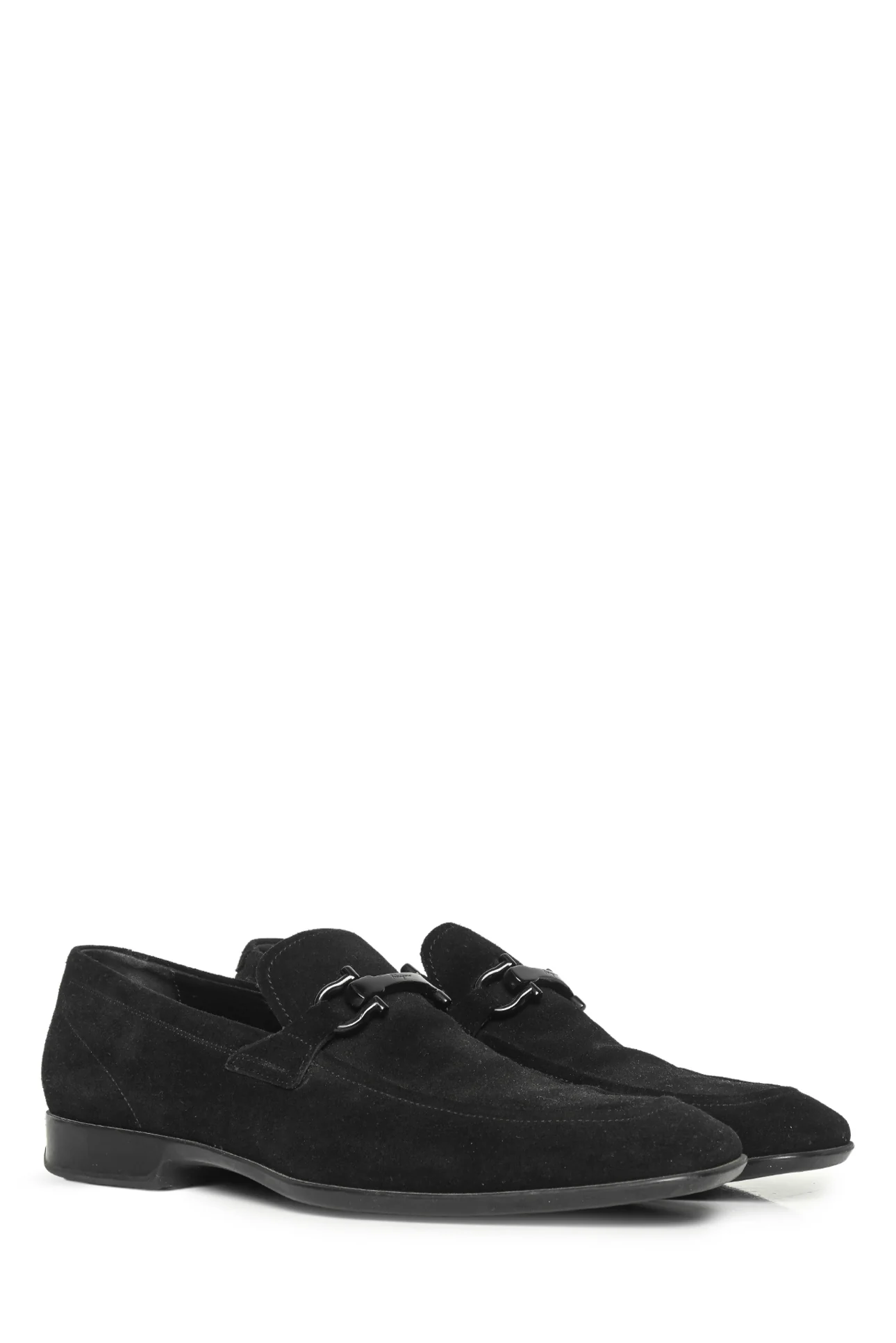 Mens Shoe Size 7.5 Salvatore Ferragamo Men's Suede Loafers - Image 2