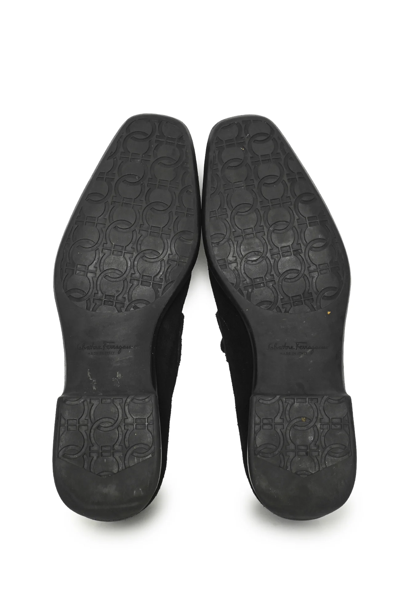 Mens Shoe Size 7.5 Salvatore Ferragamo Men's Suede Loafers - Image 7