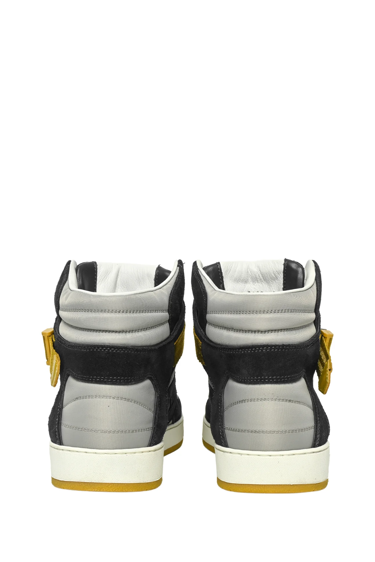 Mens Shoe Size 8 Louis Vuitton Men's Nylon & Suede Slipstream High Top Sneakers - Image 4