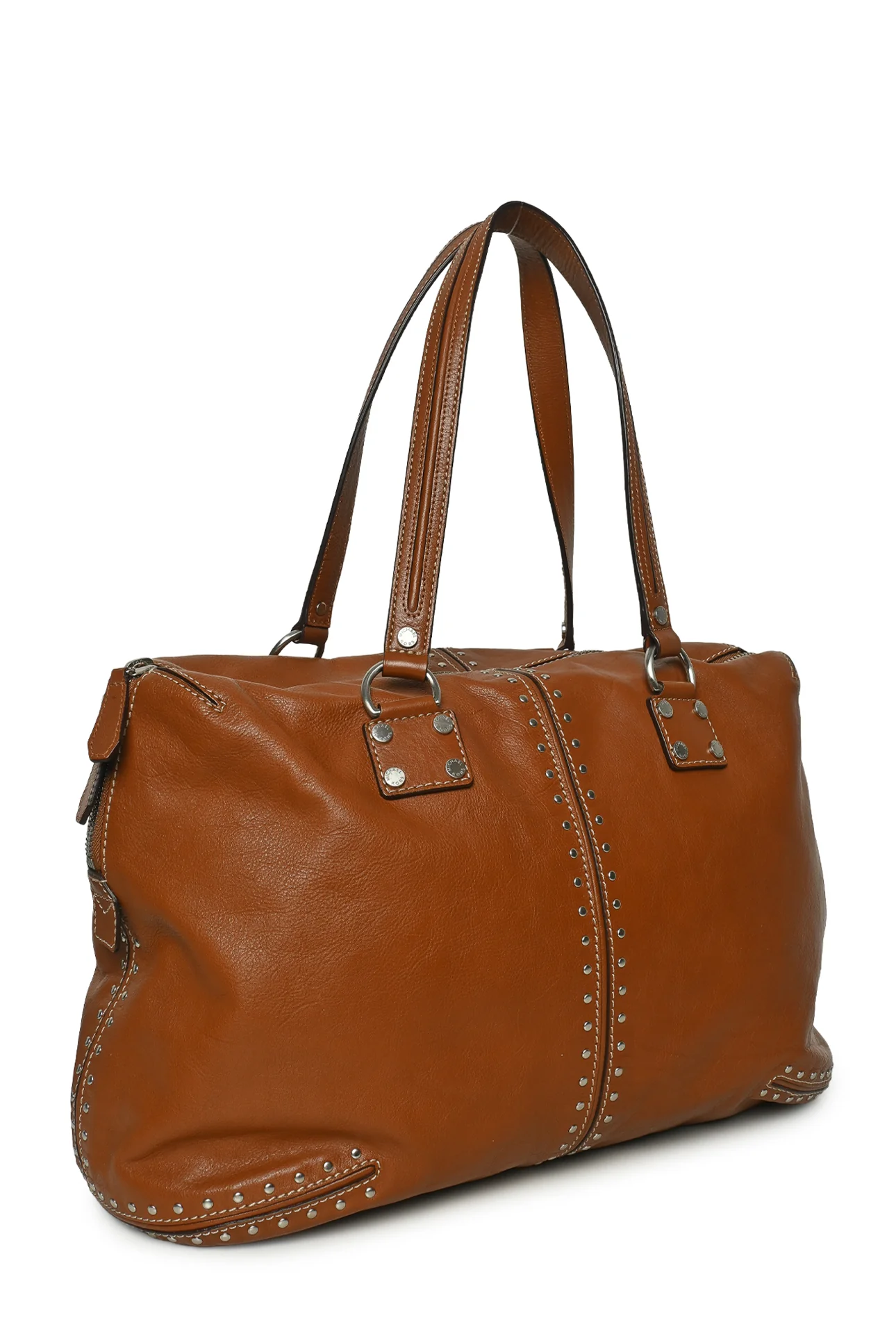 Michael Michael Kors Astor Extra Large Studded Leather Weekender Tote - Image 2