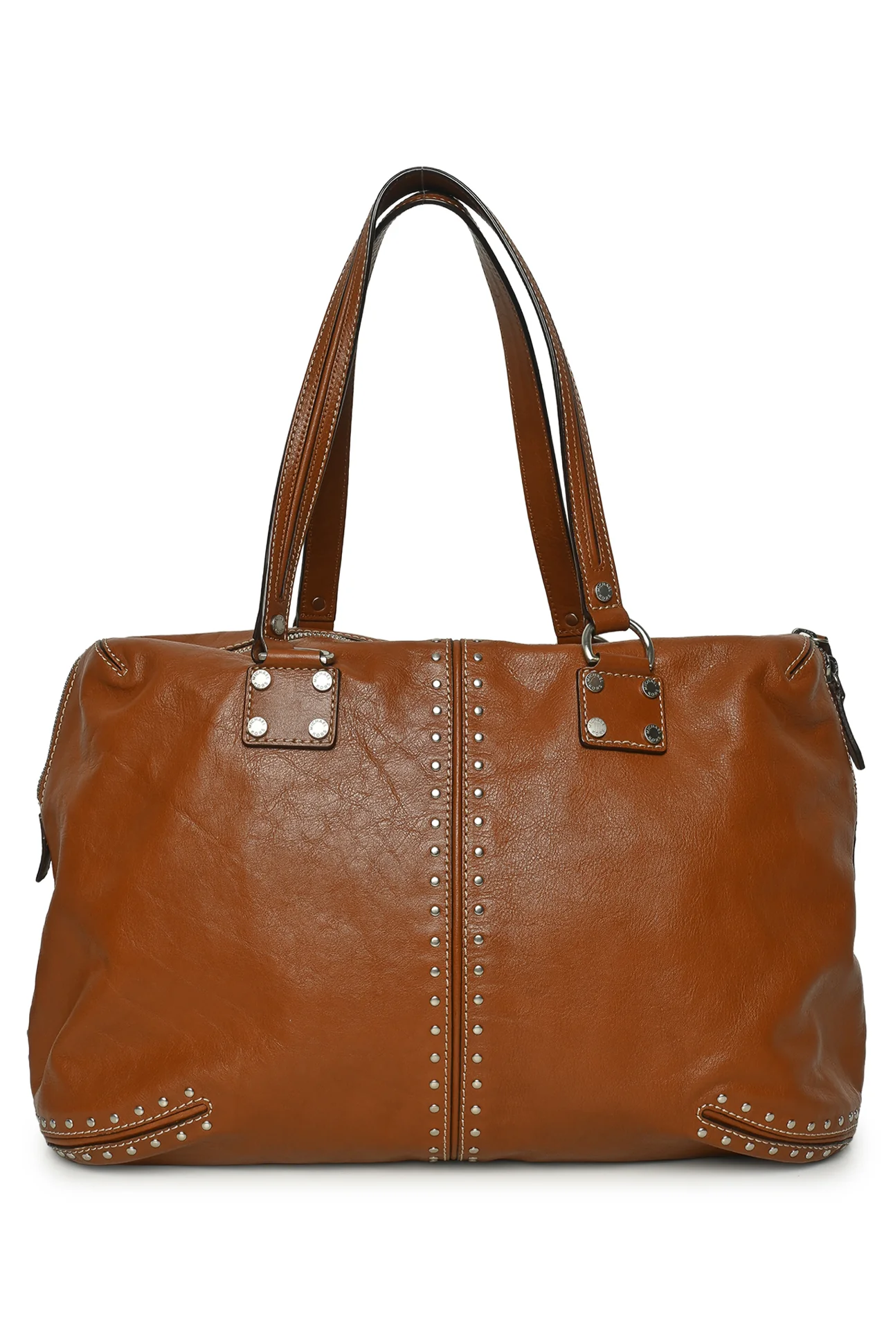 Michael Michael Kors Astor Extra Large Studded Leather Weekender Tote - Image 3