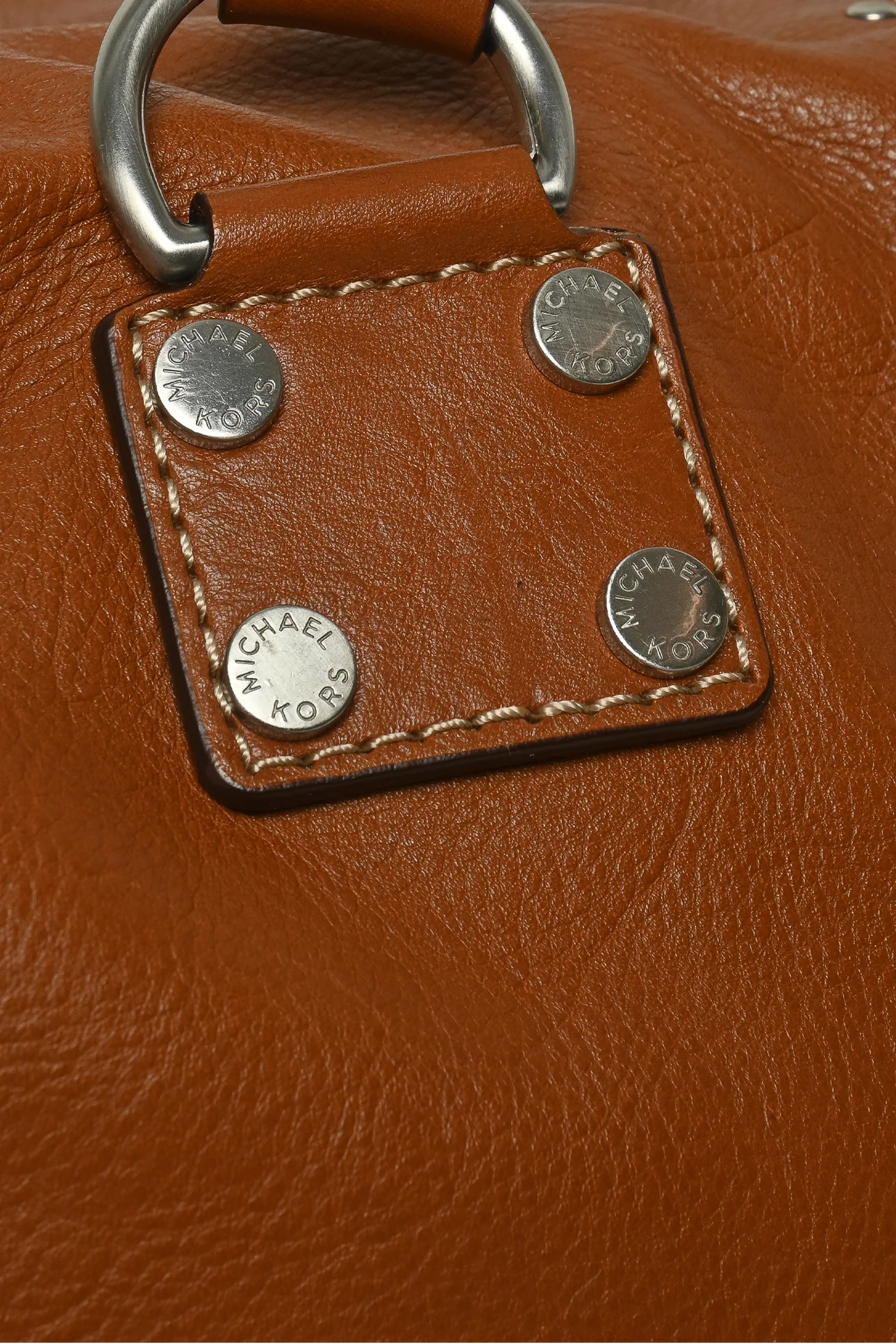 Michael Michael Kors Astor Extra Large Studded Leather Weekender Tote - Image 5