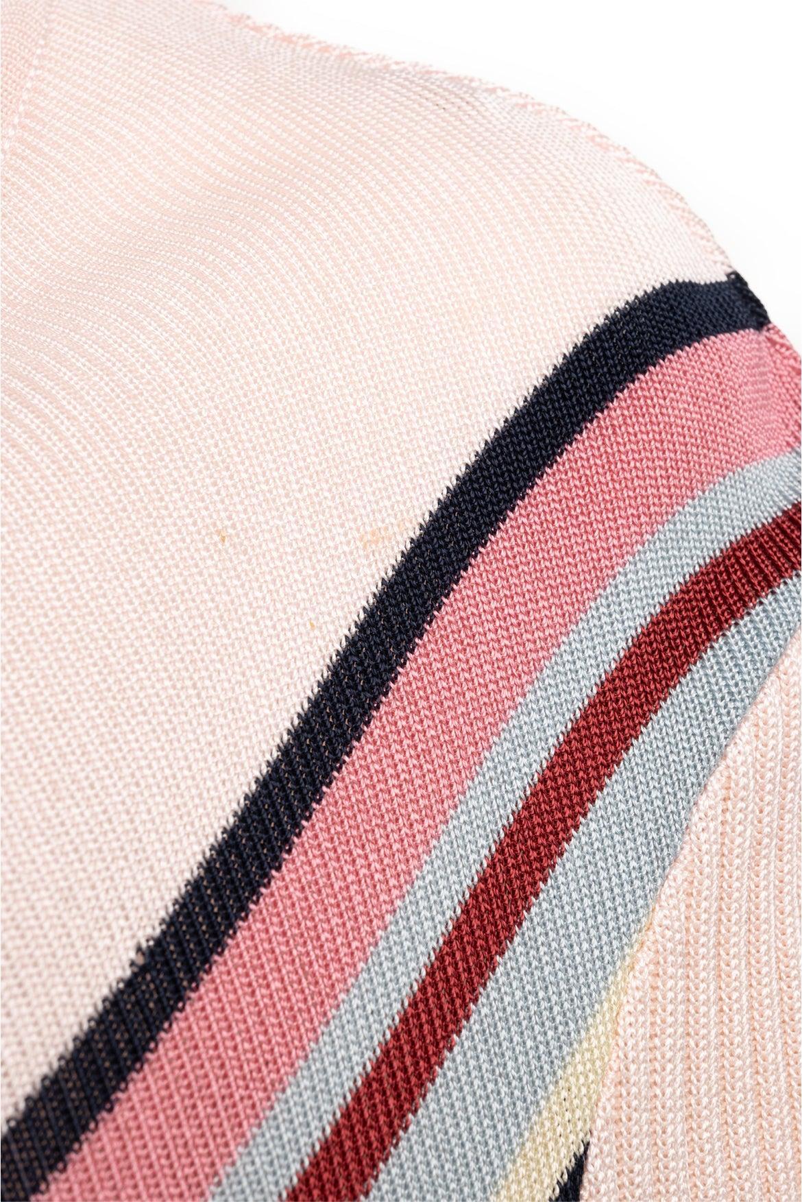 Missoni Size 48 Chevron Striped Knit Cardigan - Image 3