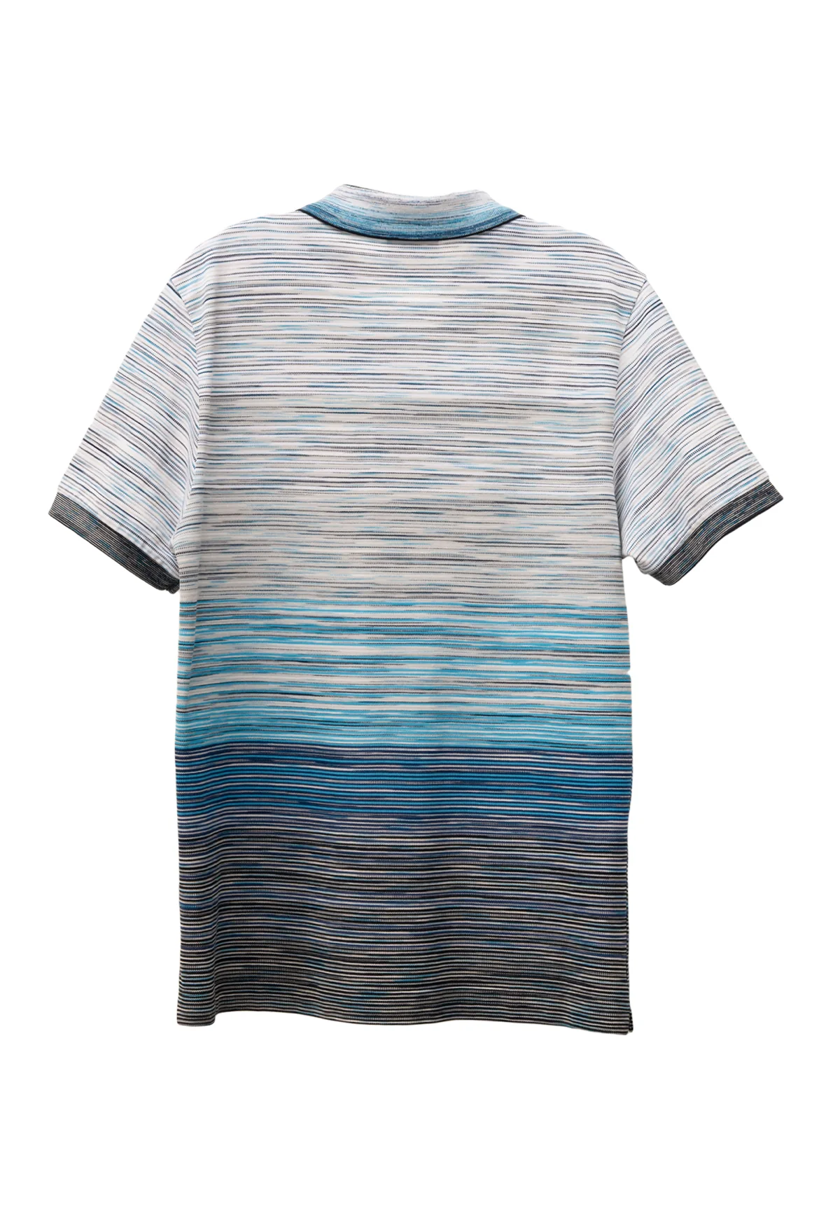 Missoni Size M Men's Striped Polo Shirt - Image 2