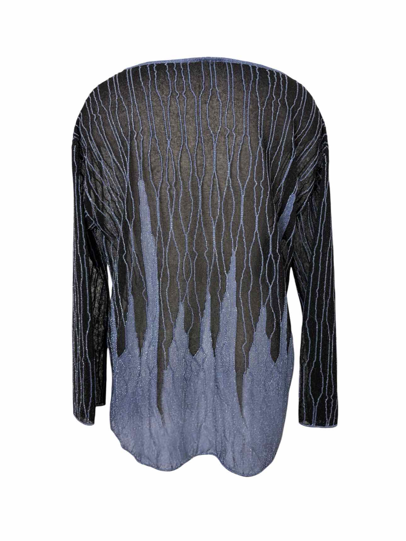 Missoni Size M Metallic Knit Pattern Sweater - Image 2
