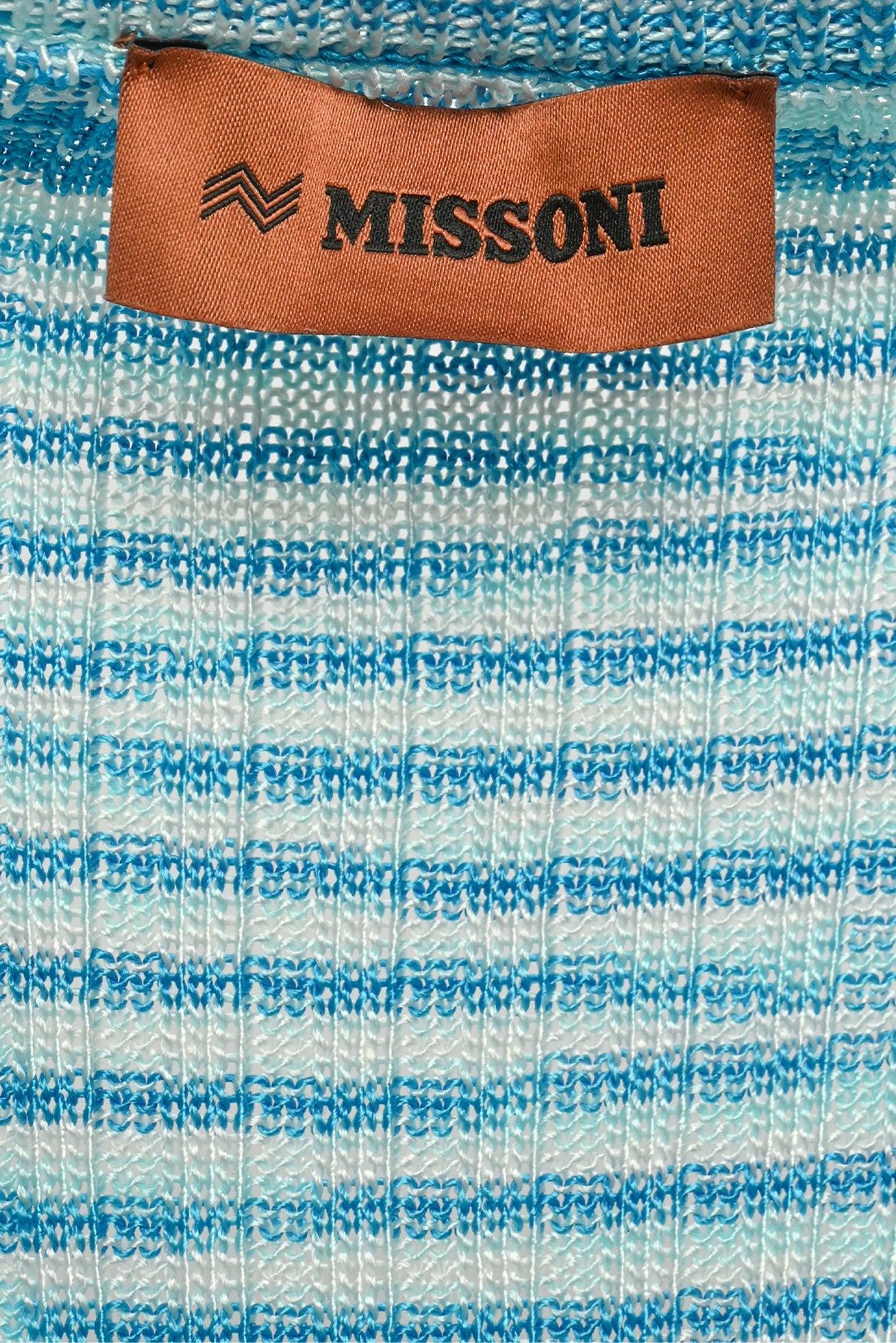 Missoni Size XL Space-Dyed Ribbed-Knit Midi Dress - Image 3