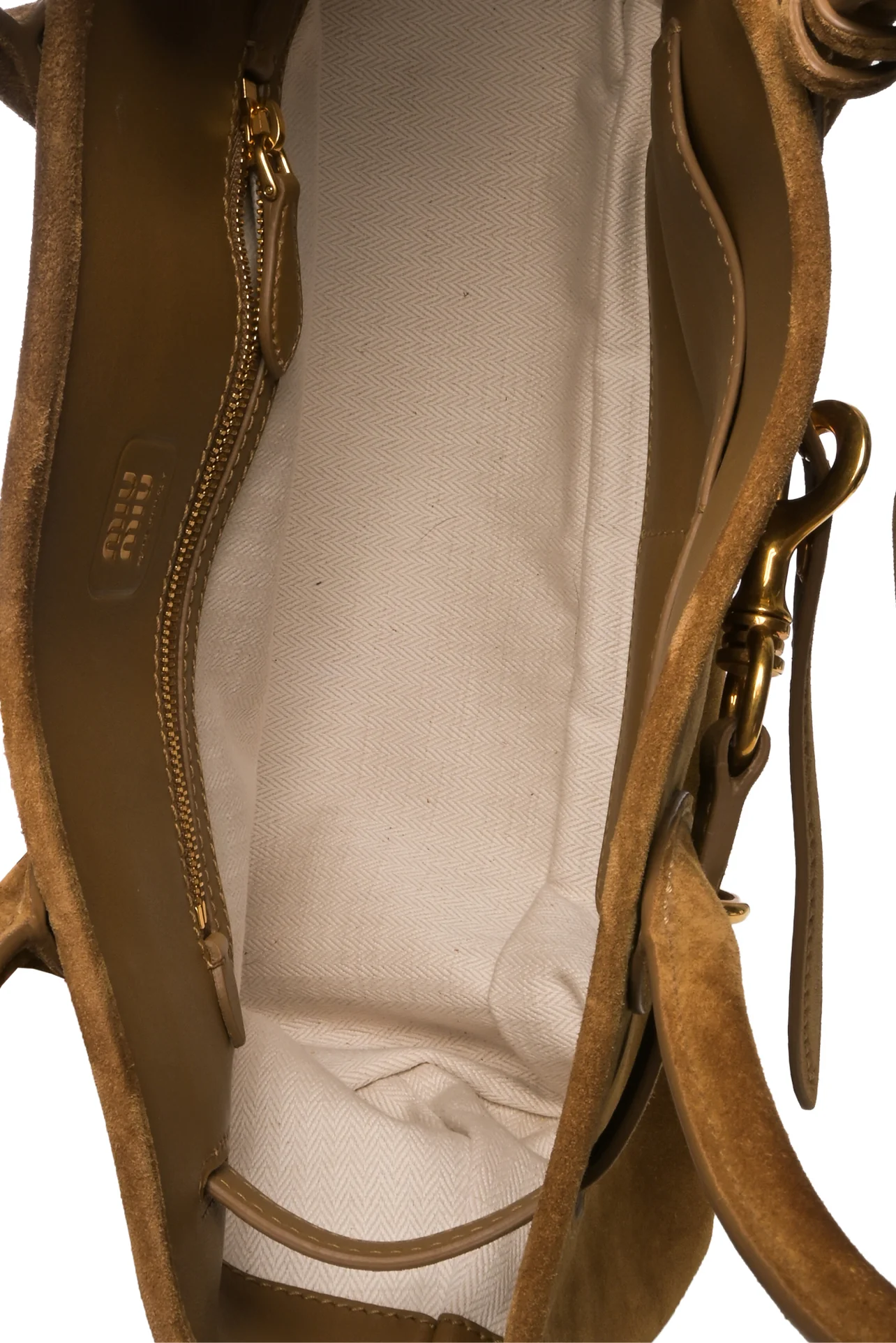 Miu Miu Adventure Suede Bag - Image 6