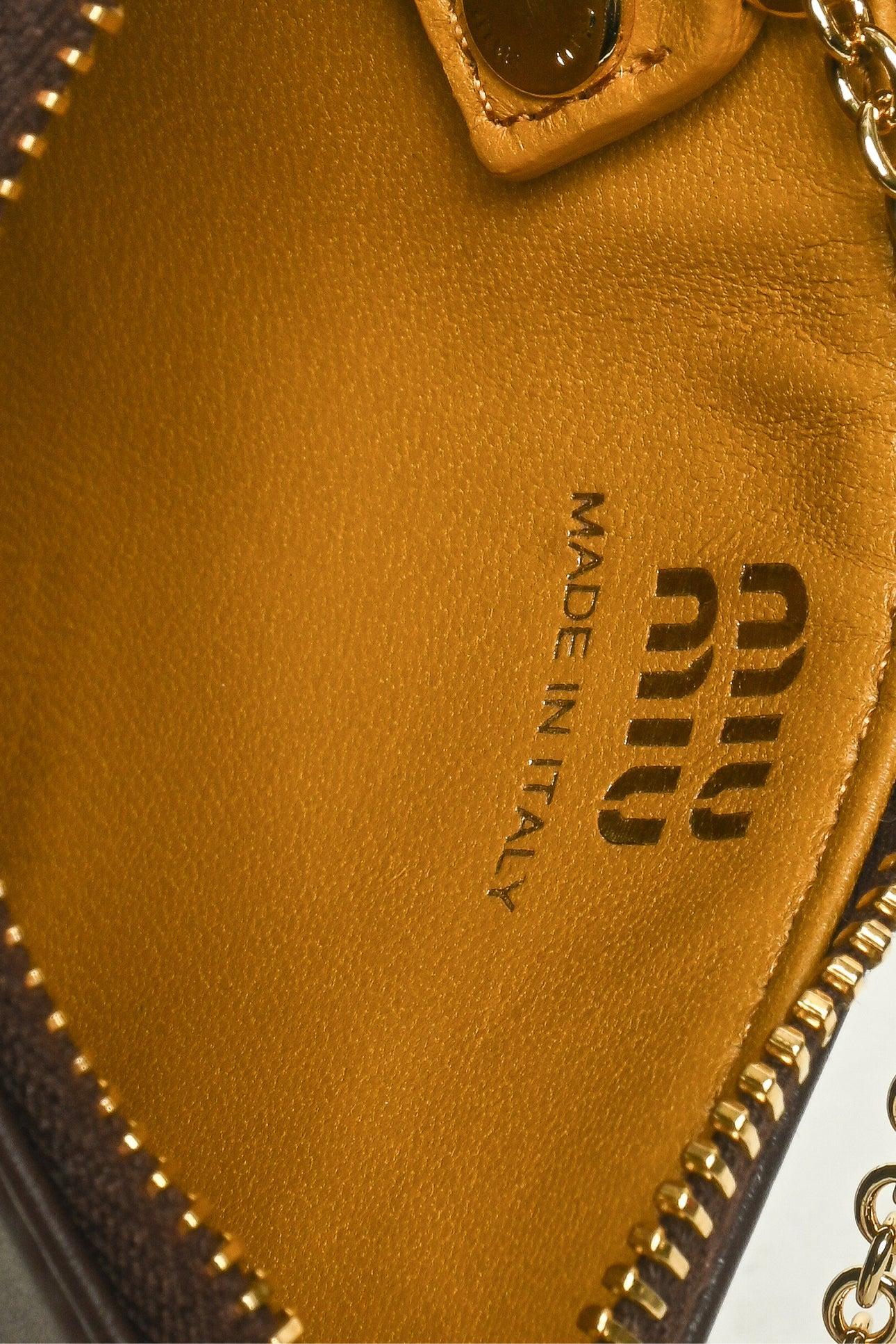Miu Miu Calfskin Tassel Card Holder - Image 5