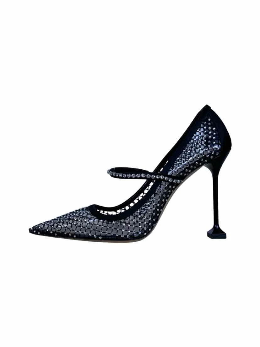 Miu Miu Crystal-embellished Size 40 Pumps - Image 3