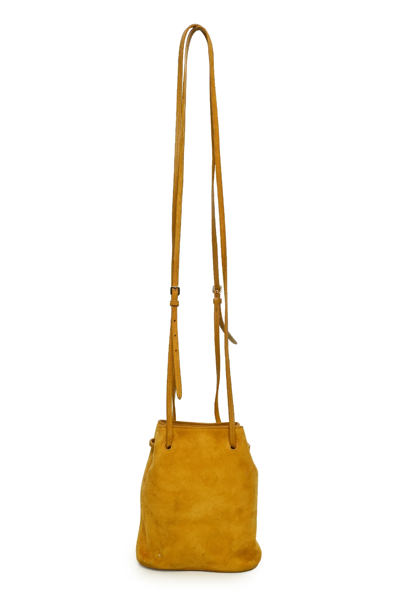 Miu Miu Embossed Suede Pouch Shoulder Bag - Image 2
