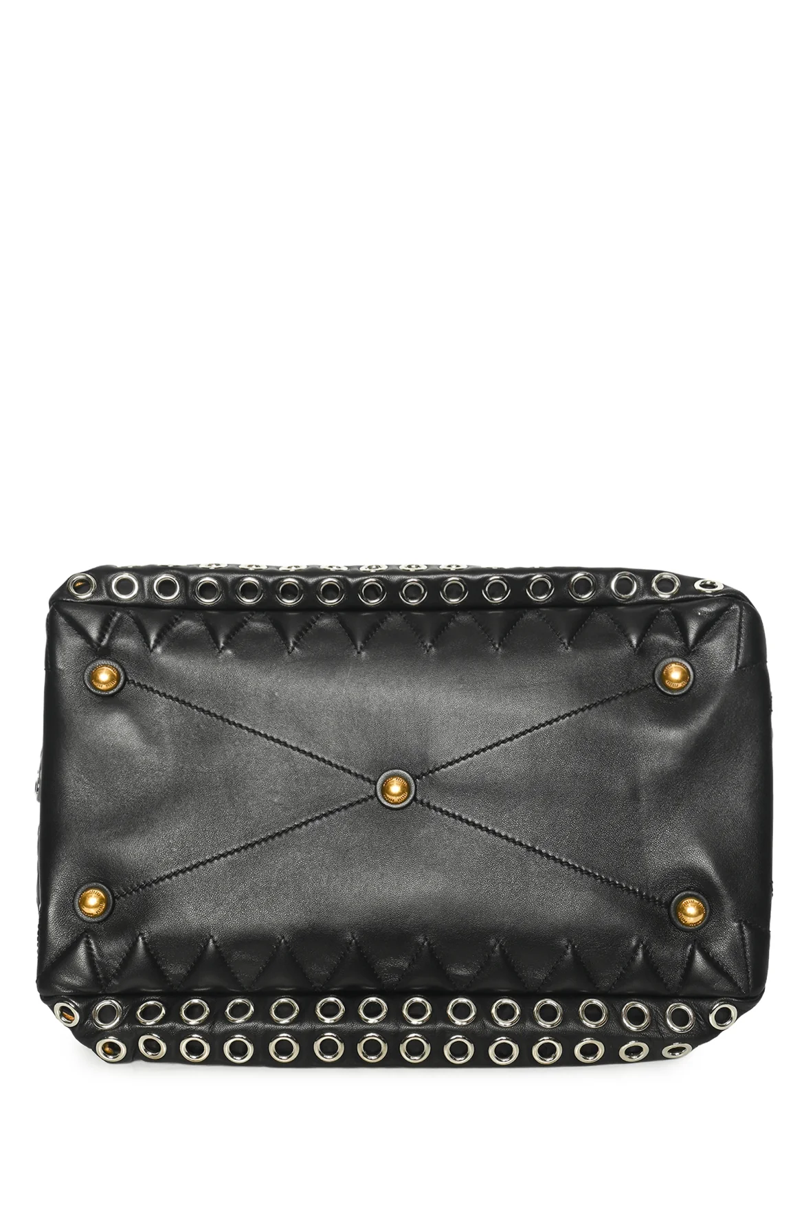 Miu Miu Grommet Biker Tote - Image 4