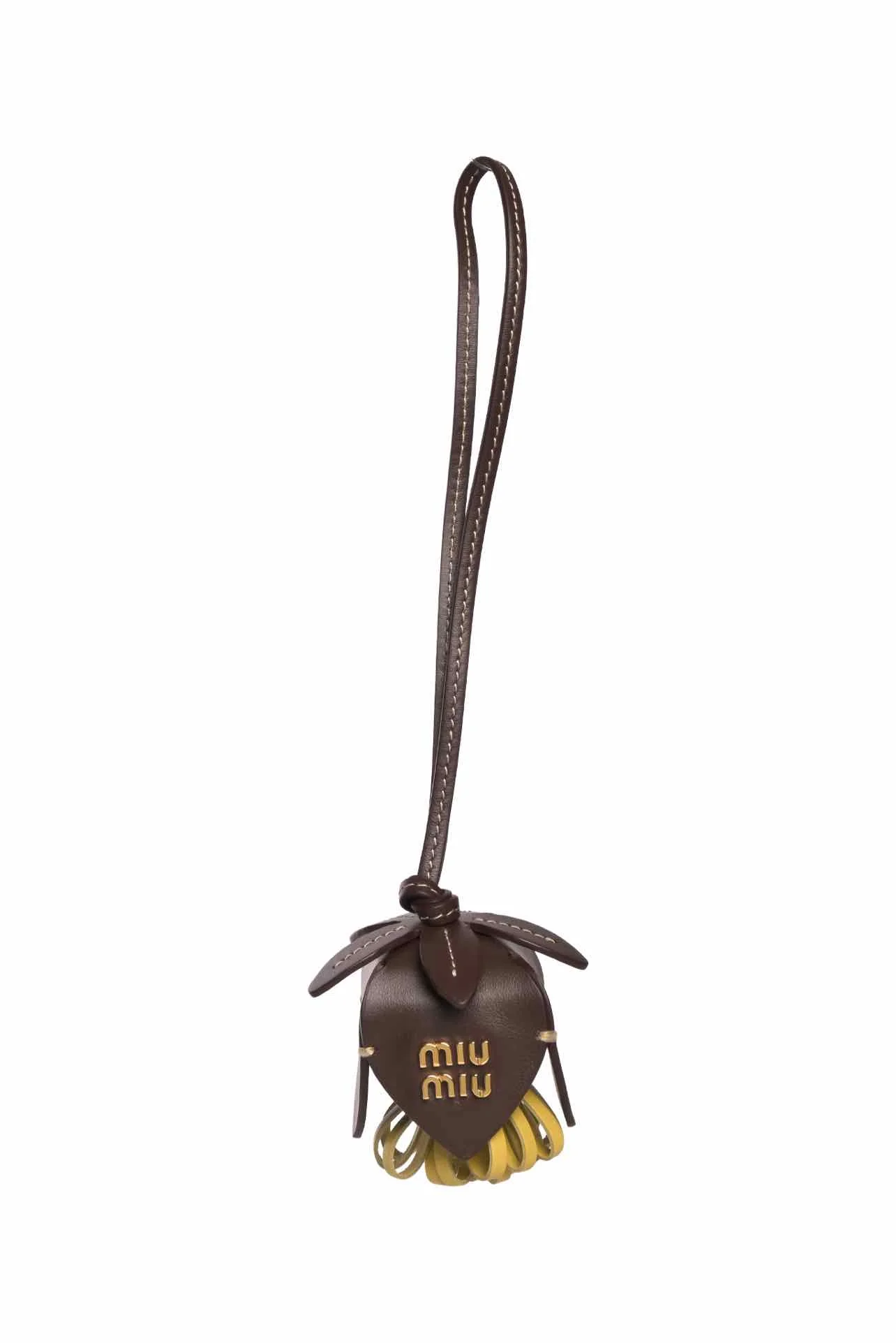 Miu Miu Leather Trick Bag Charm
