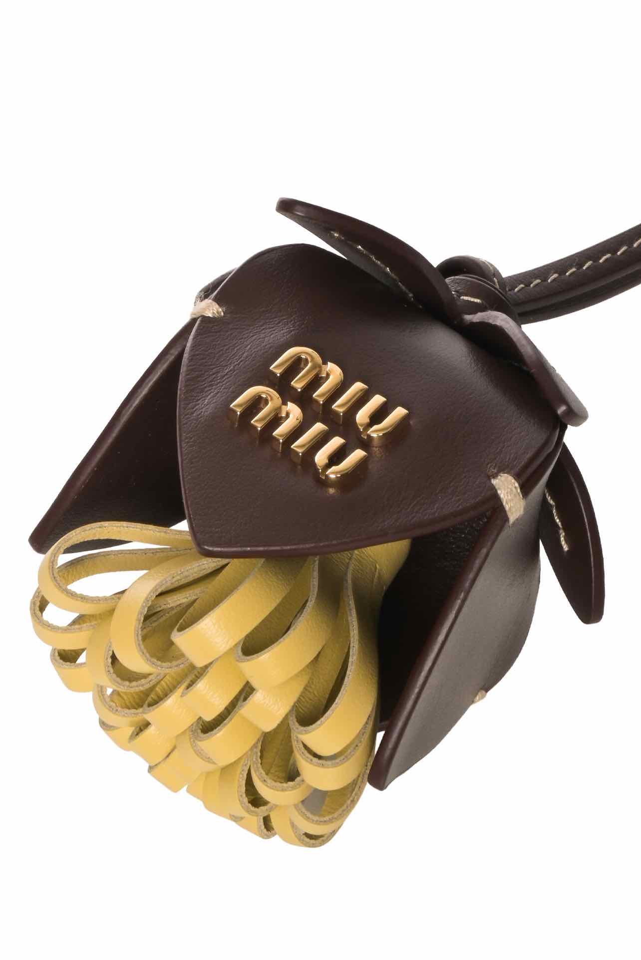 Miu Miu Leather Trick Bag Charm - Image 3
