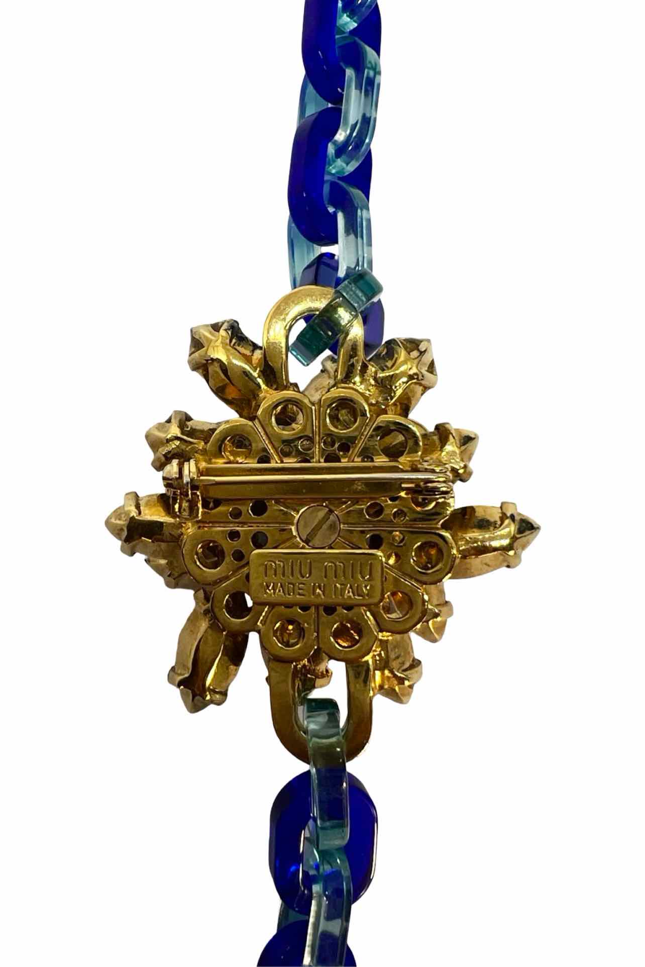 Miu Miu Long Wrap Chain Necklace - Image 3