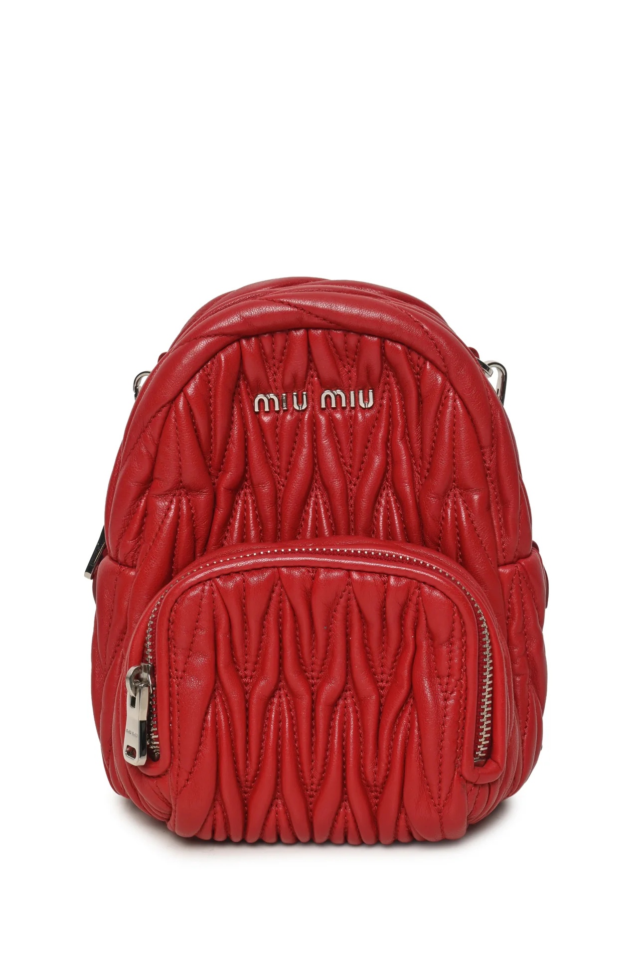 Miu Miu Matelasse Leather Mini Chain BackPack