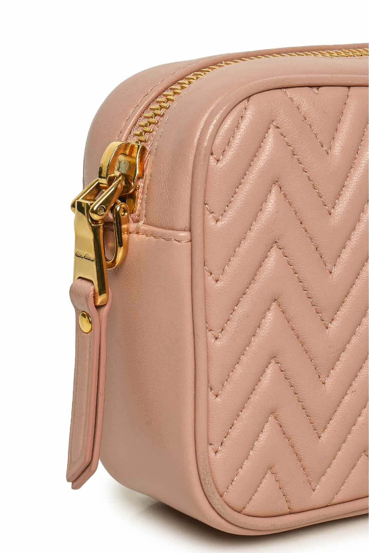 Miu Miu Matelasse Quilted Camera Crossbody - Image 5
