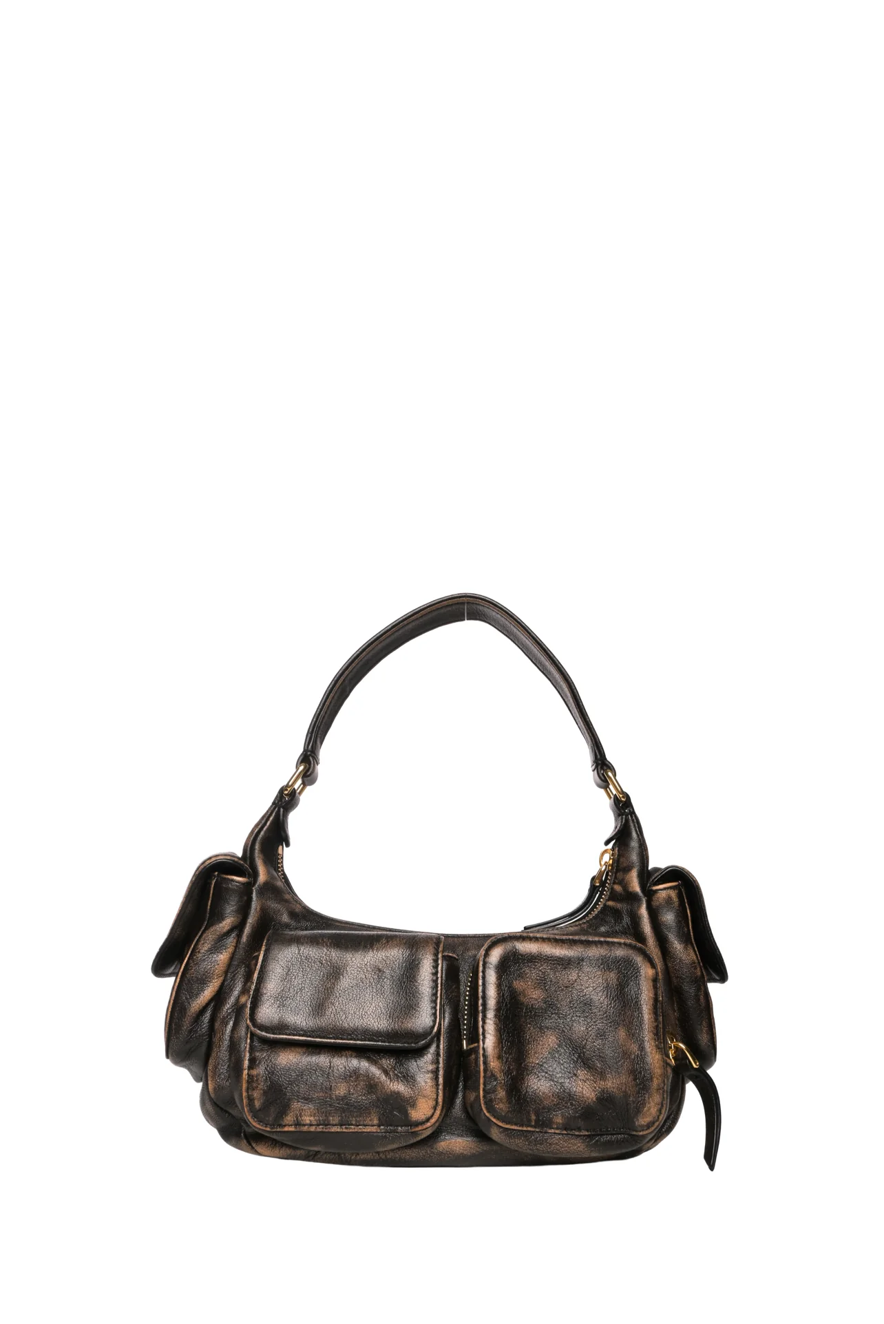 Miu Miu Pocket Nappa Leather Shoulder Bag - Image 4