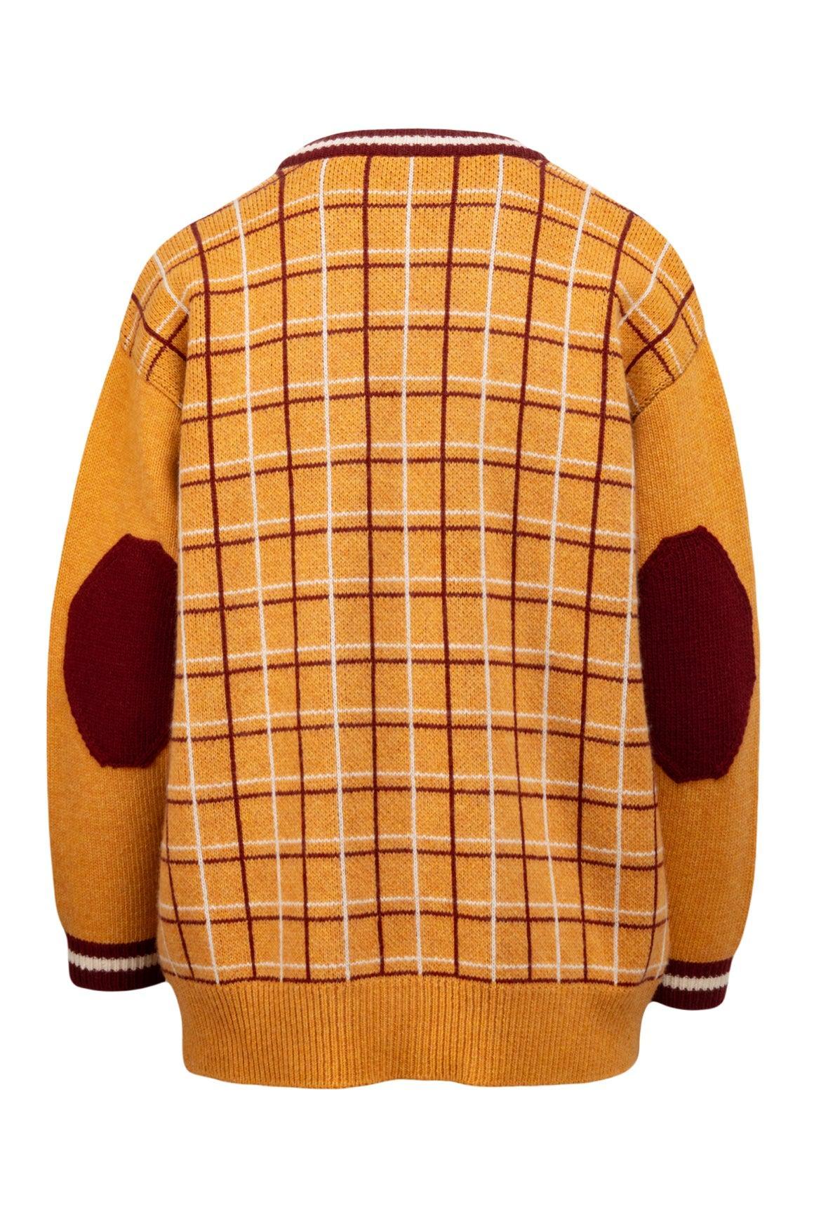 Miu Miu Size 36 2017 Plaid Wool Cardigan - Image 2